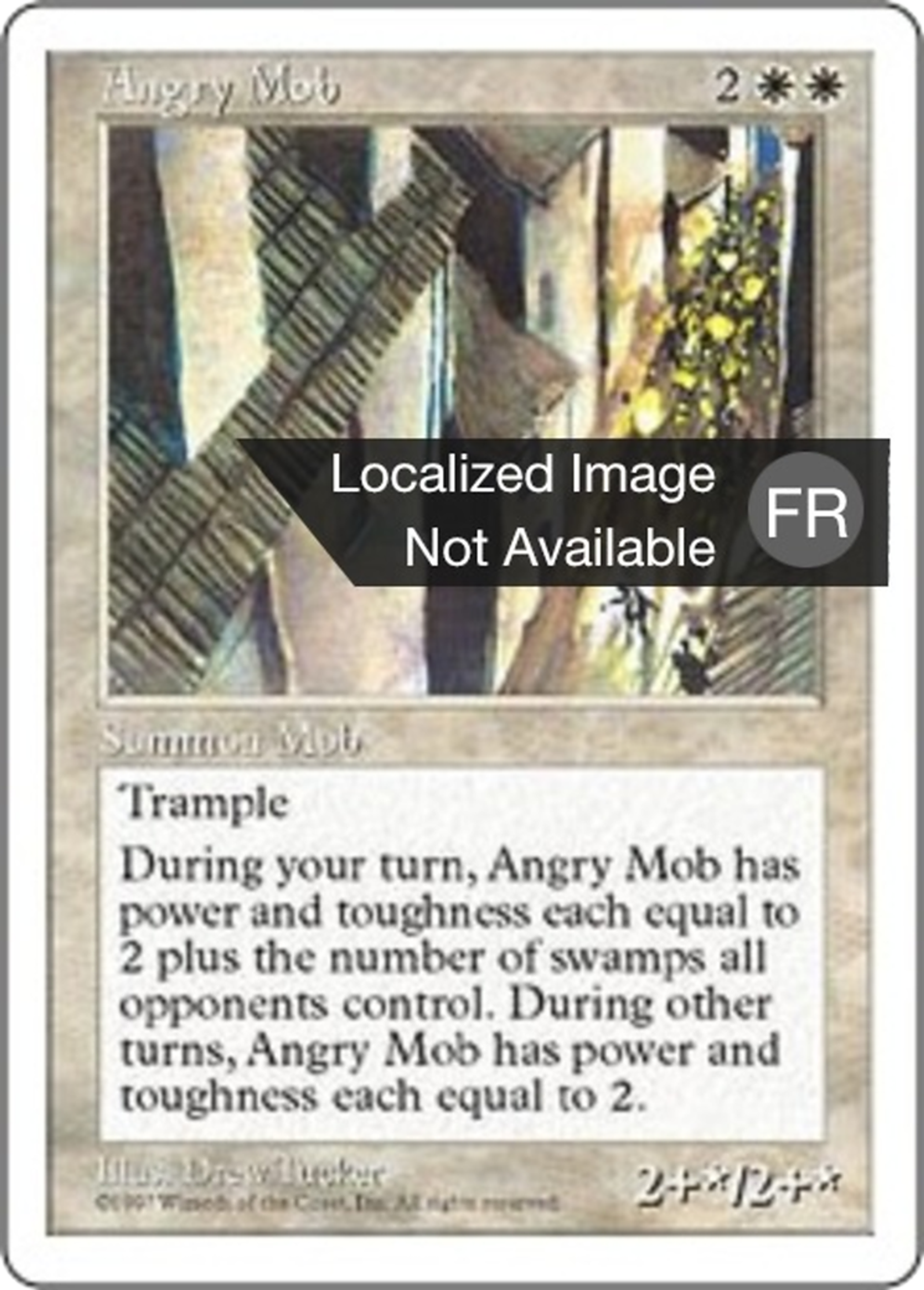 Foule en colère — Fifth Edition — Magic: The Gathering