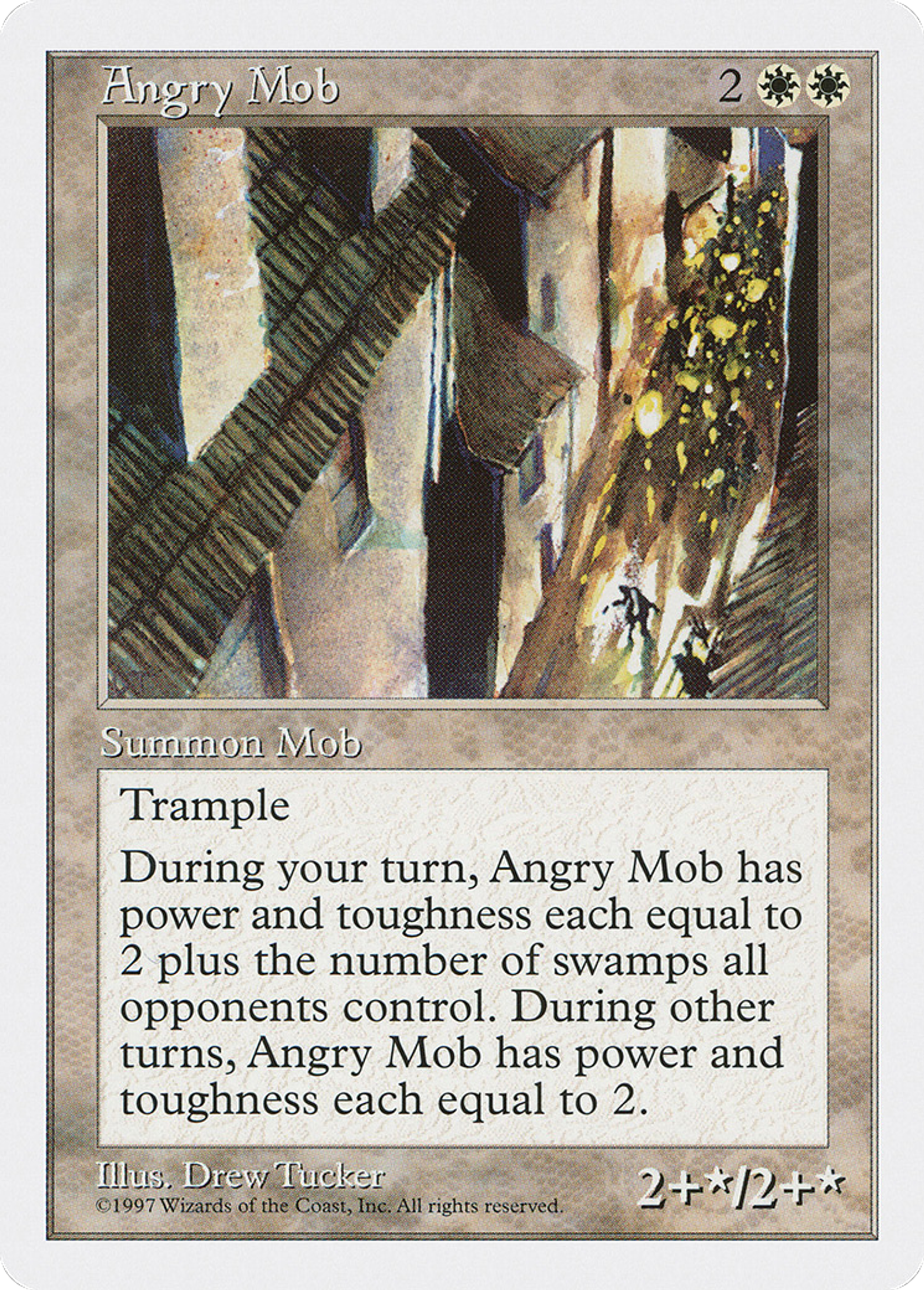 Angry Mob — Fifth Edition — Magic: The Gathering