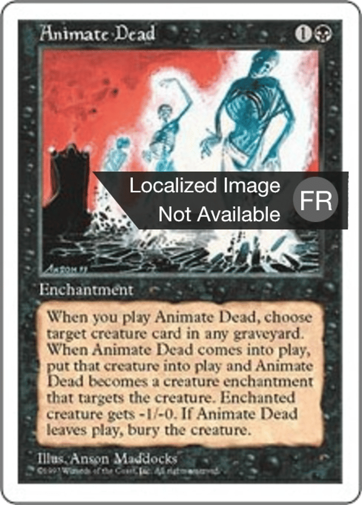 Animation des morts — Fifth Edition — Magic: The Gathering