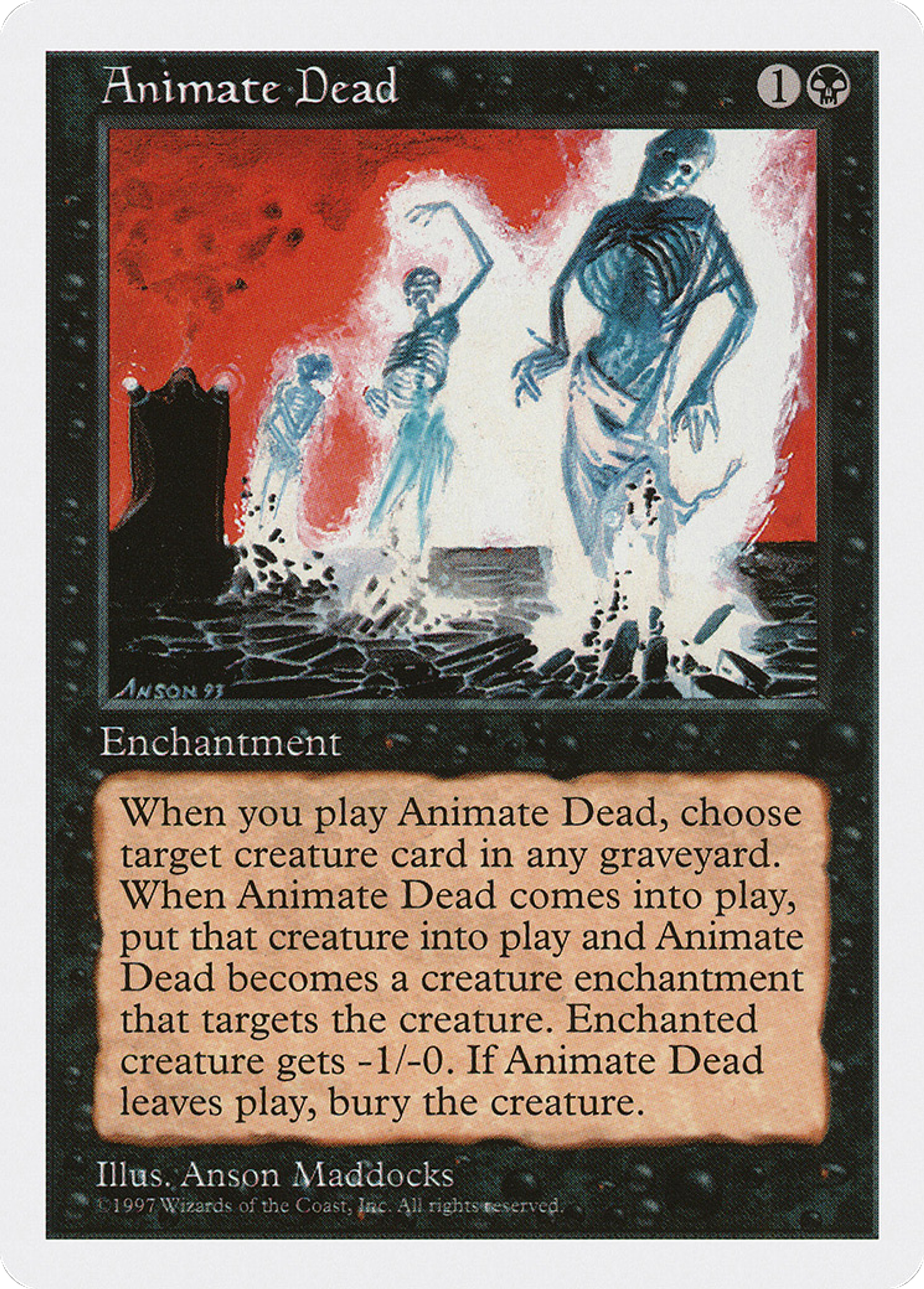 Animation des morts — Fifth Edition — Magic: The Gathering