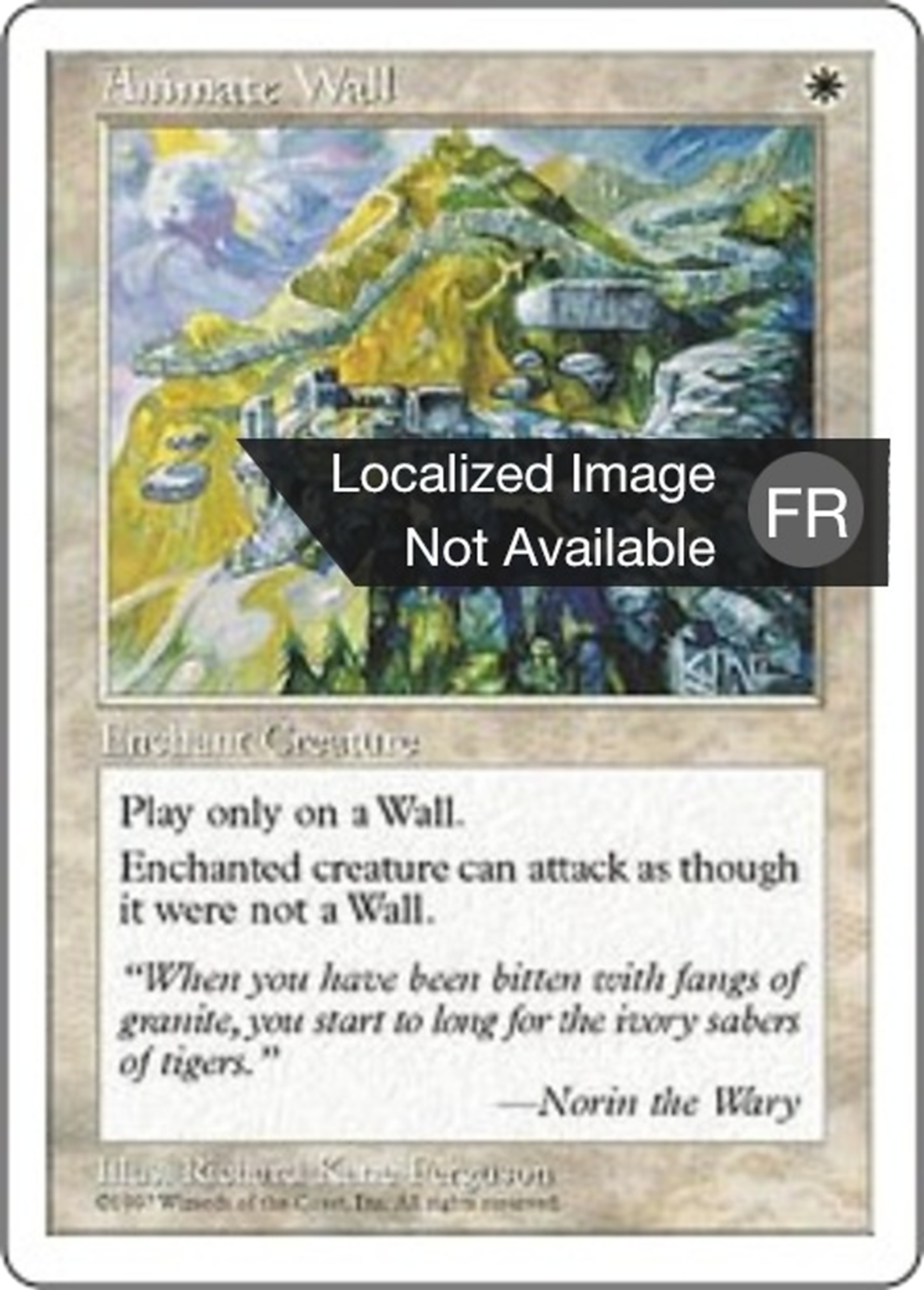 Animation de mur — Fifth Edition — Magic: The Gathering
