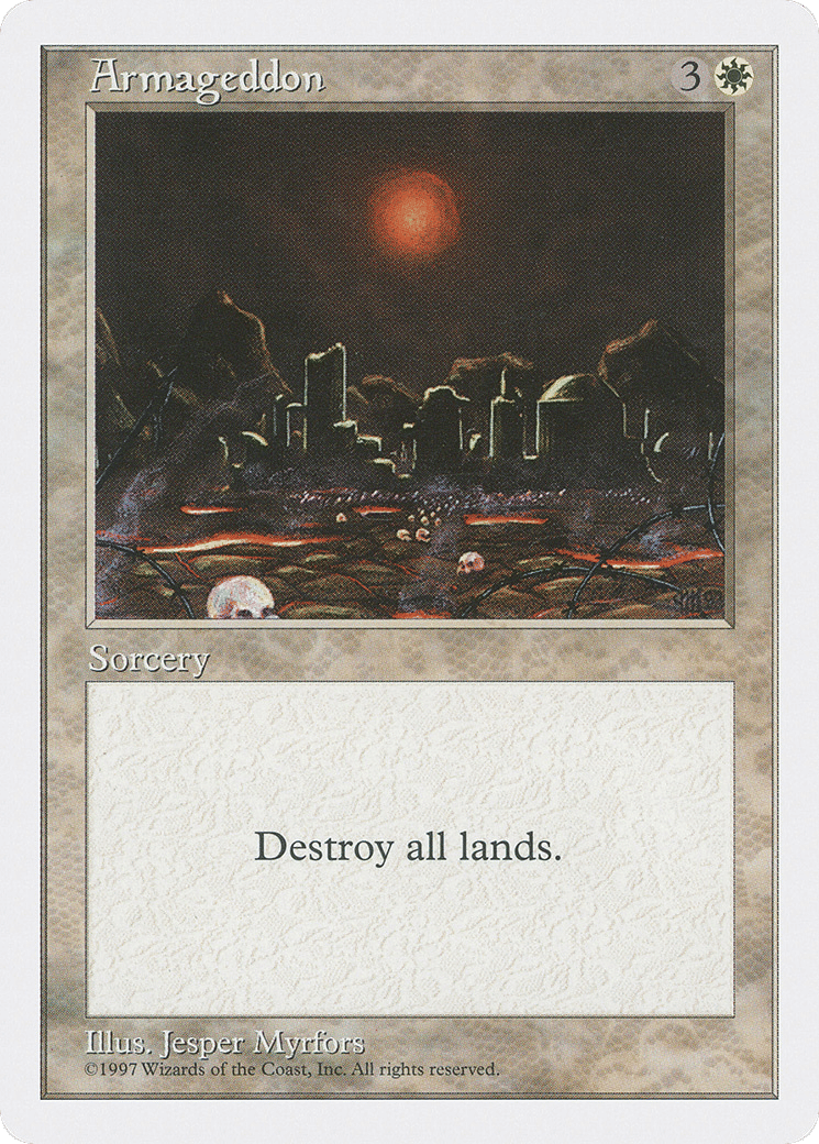 Armageddon — Fifth Edition — Magic: The Gathering