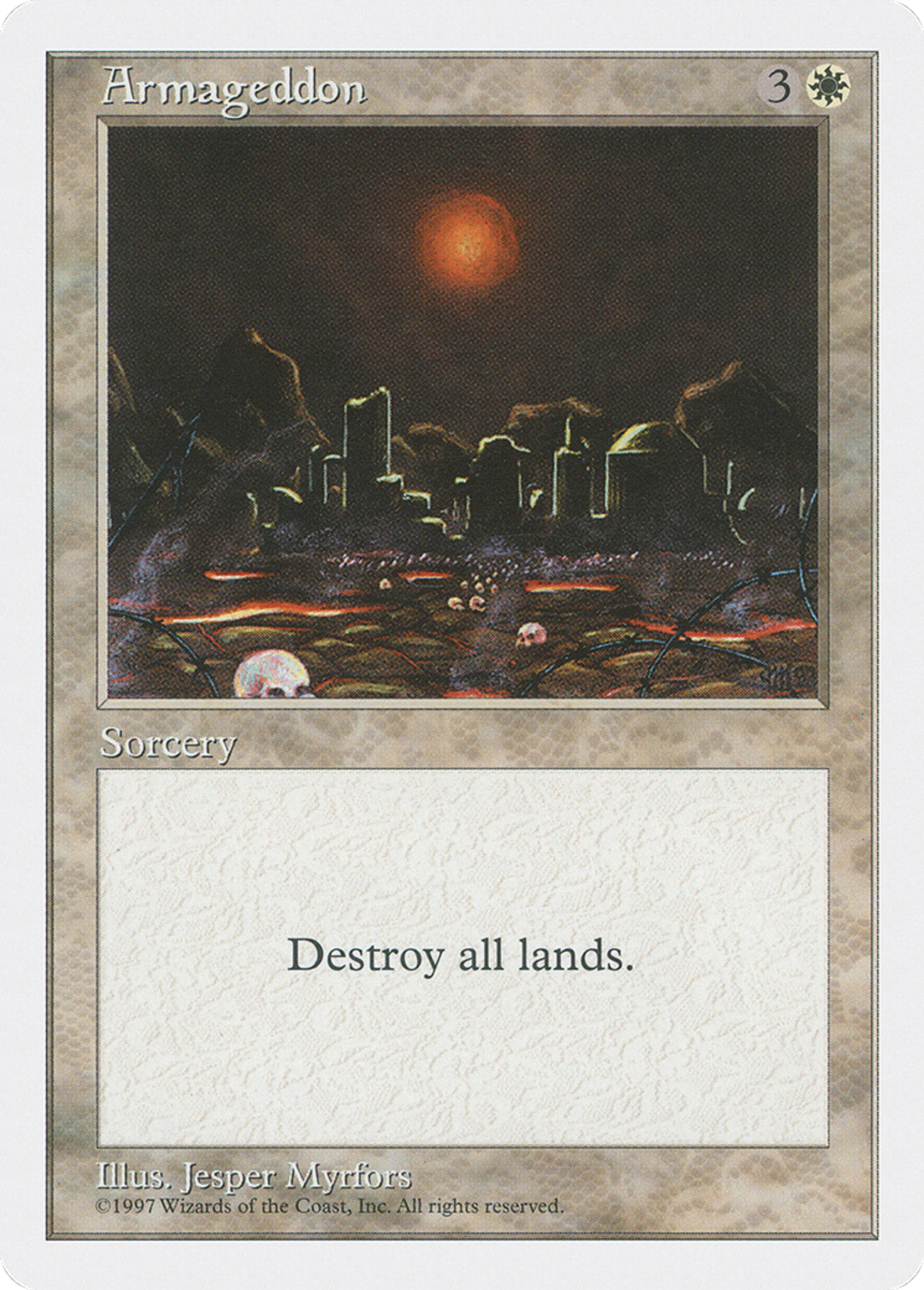 Armageddon — Fifth Edition — Magic: The Gathering