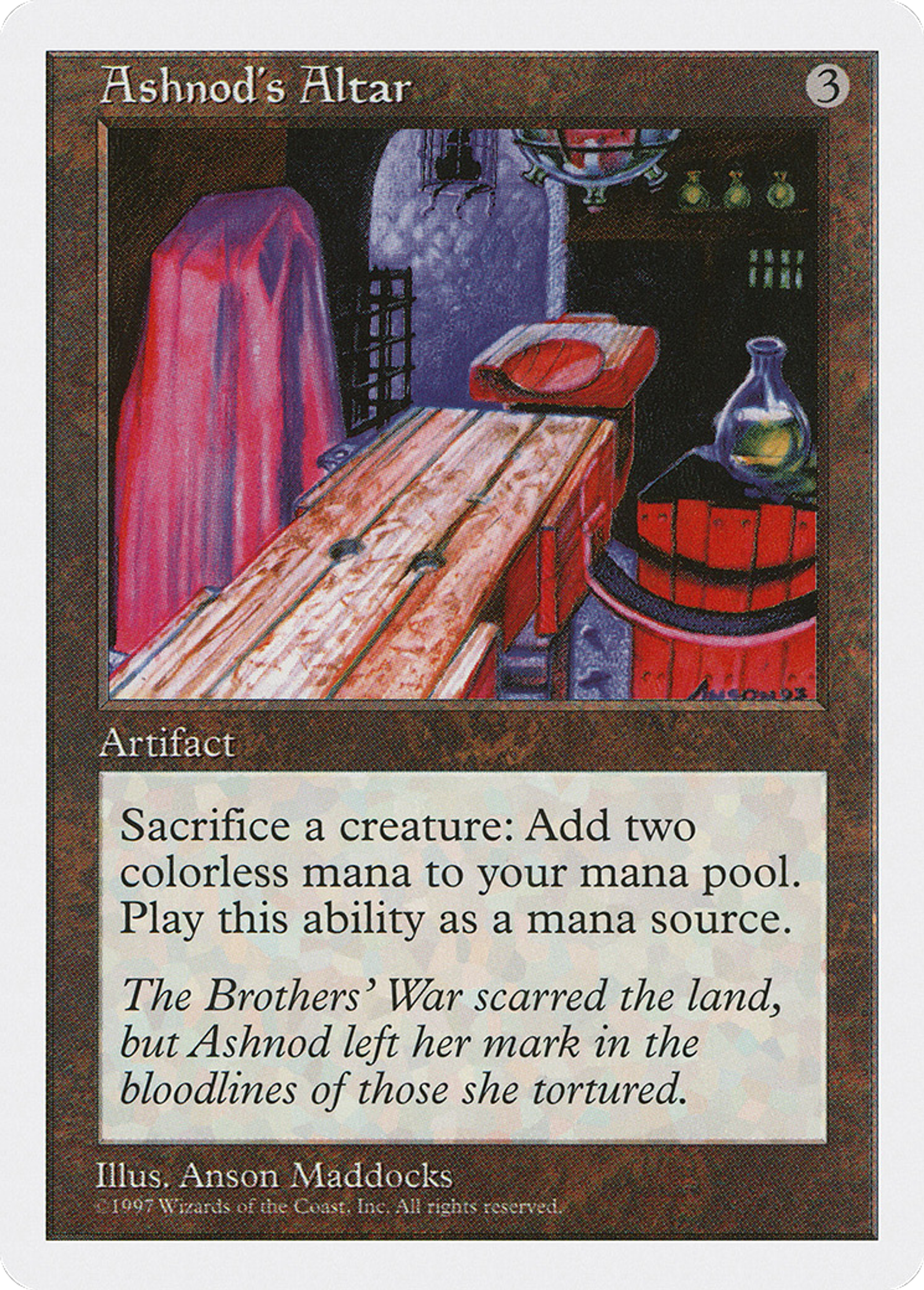 Ashnod's Altar — Fifth Edition — Magic: The Gathering