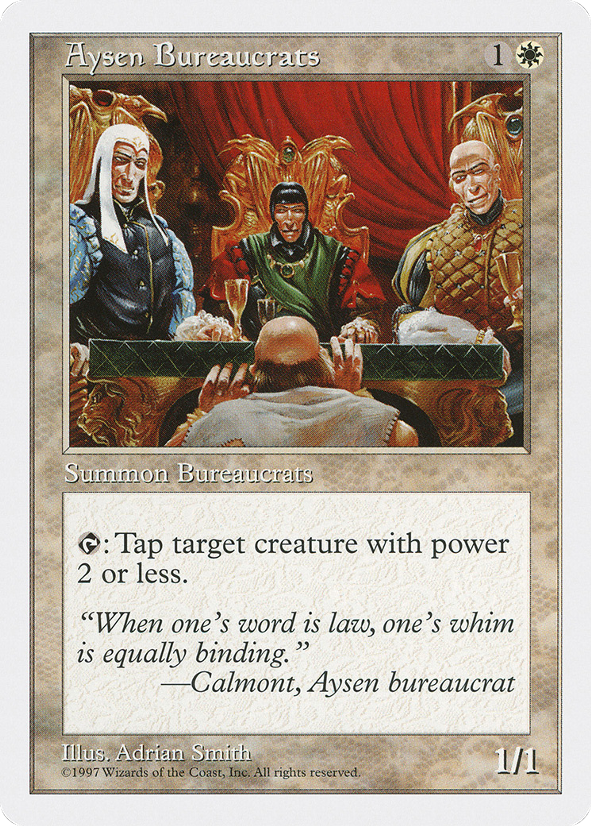 Aysen Bureaucrats — Fifth Edition — Magic: The Gathering