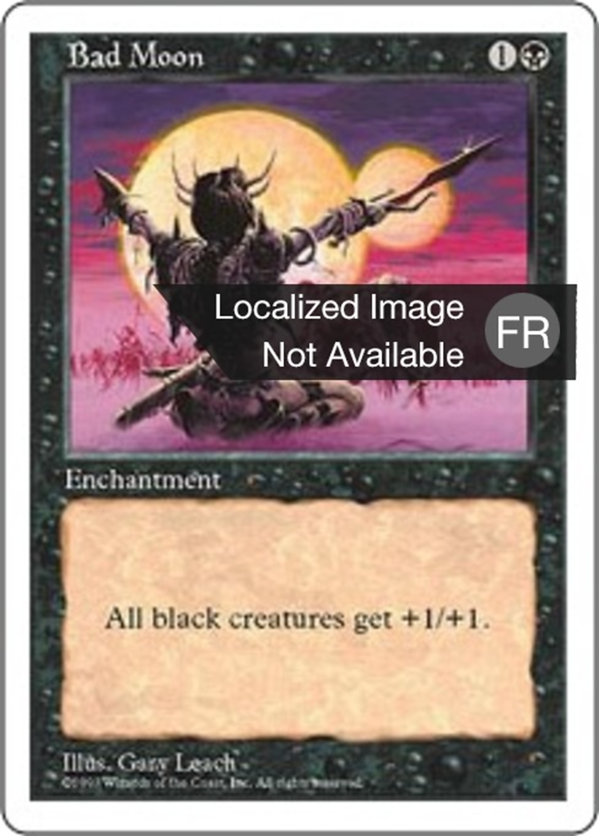 Lune blafarde — Fifth Edition — Magic: The Gathering