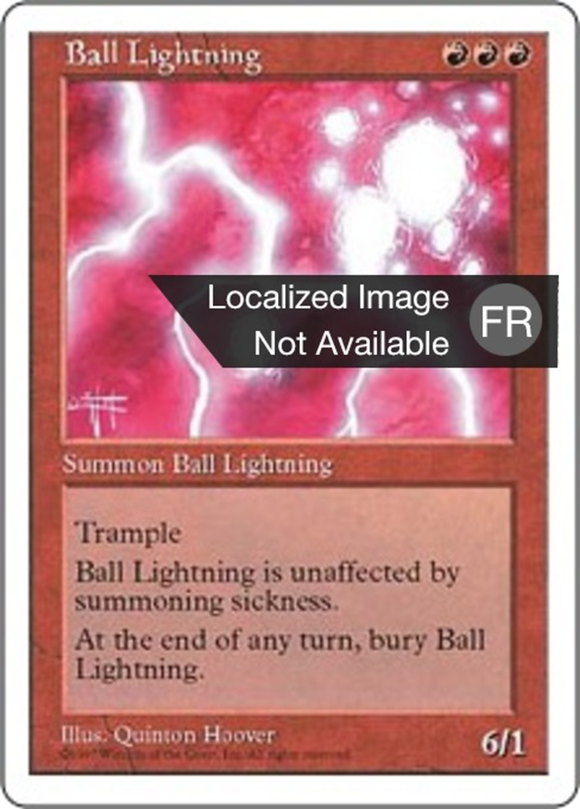 Boule fulgurante — Fifth Edition — Magic: The Gathering
