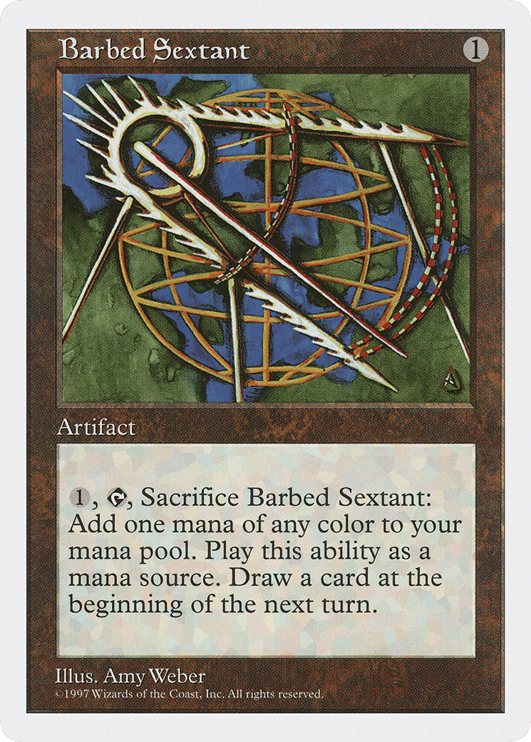 Barbed Sextant — Fifth Edition — Magic: The Gathering