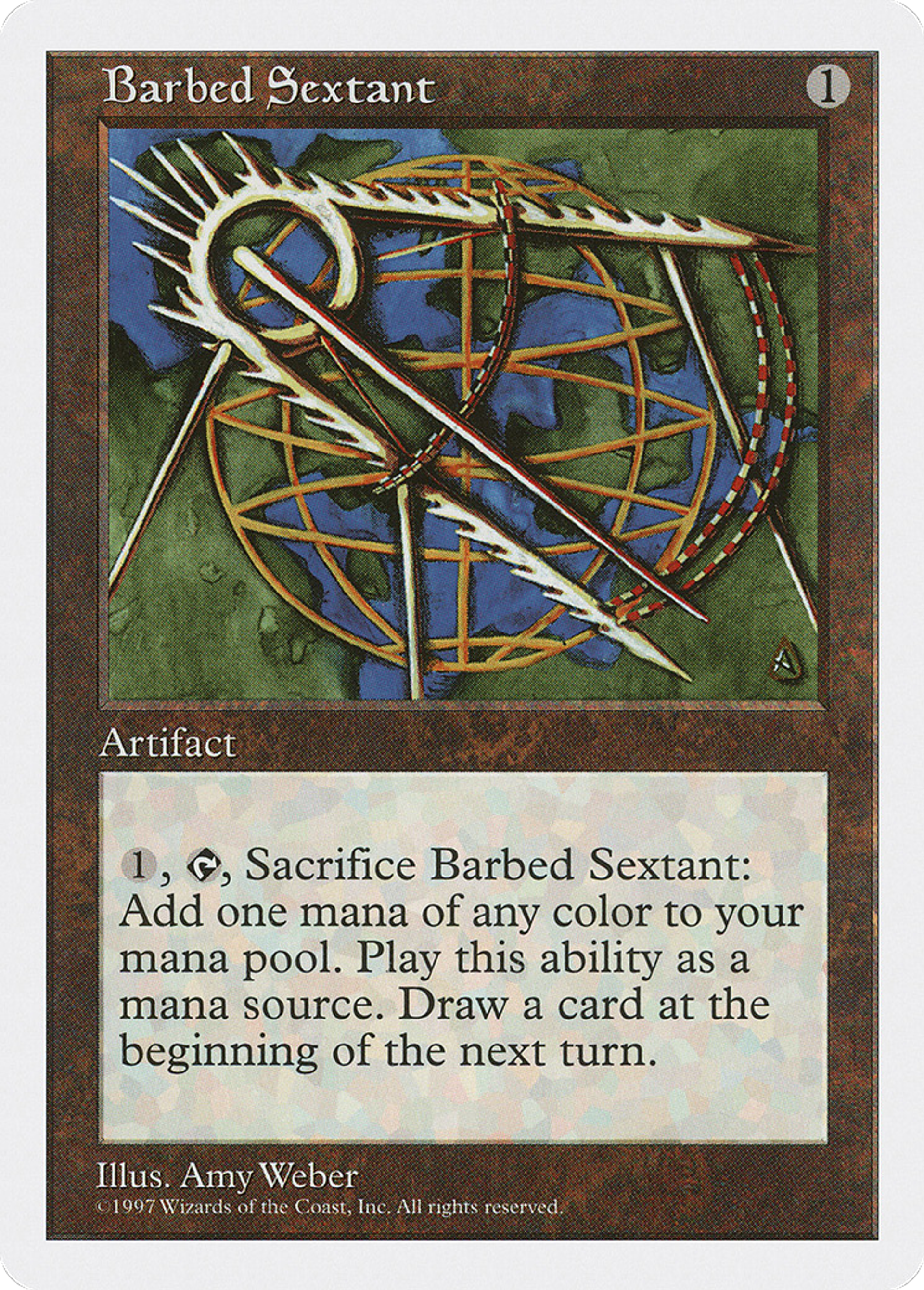 Barbed Sextant — Fifth Edition — Magic: The Gathering