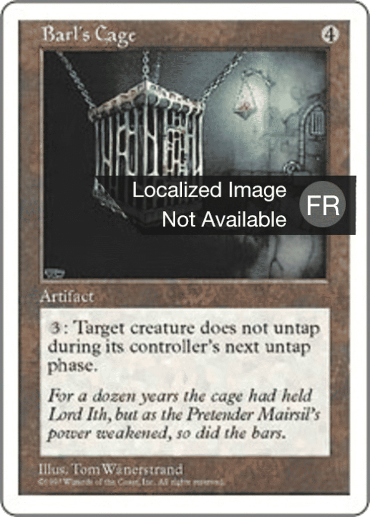 Cage de Barl — Fifth Edition — Magic: The Gathering