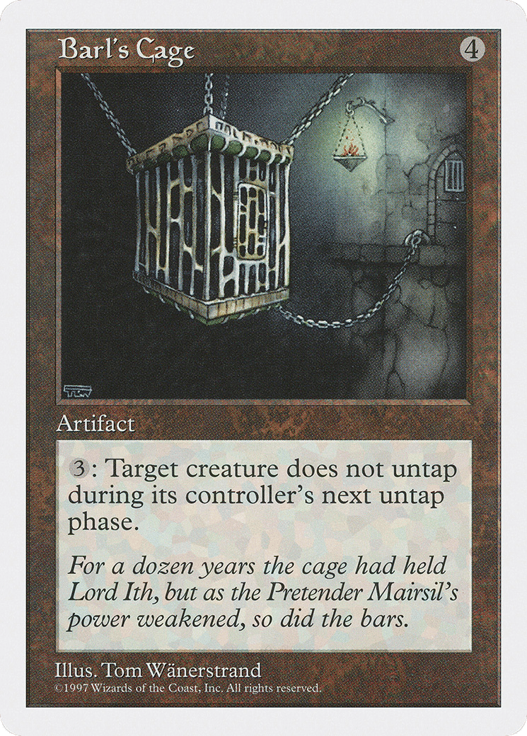 Barl's Cage — Fifth Edition — Magic: The Gathering