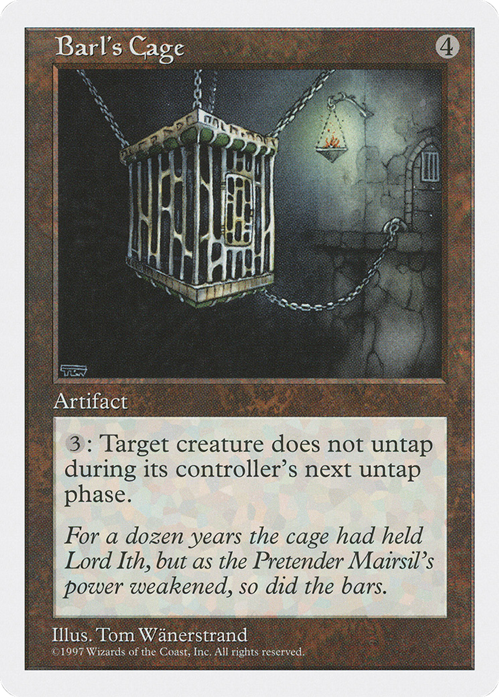 Barl's Cage — Fifth Edition — Magic: The Gathering