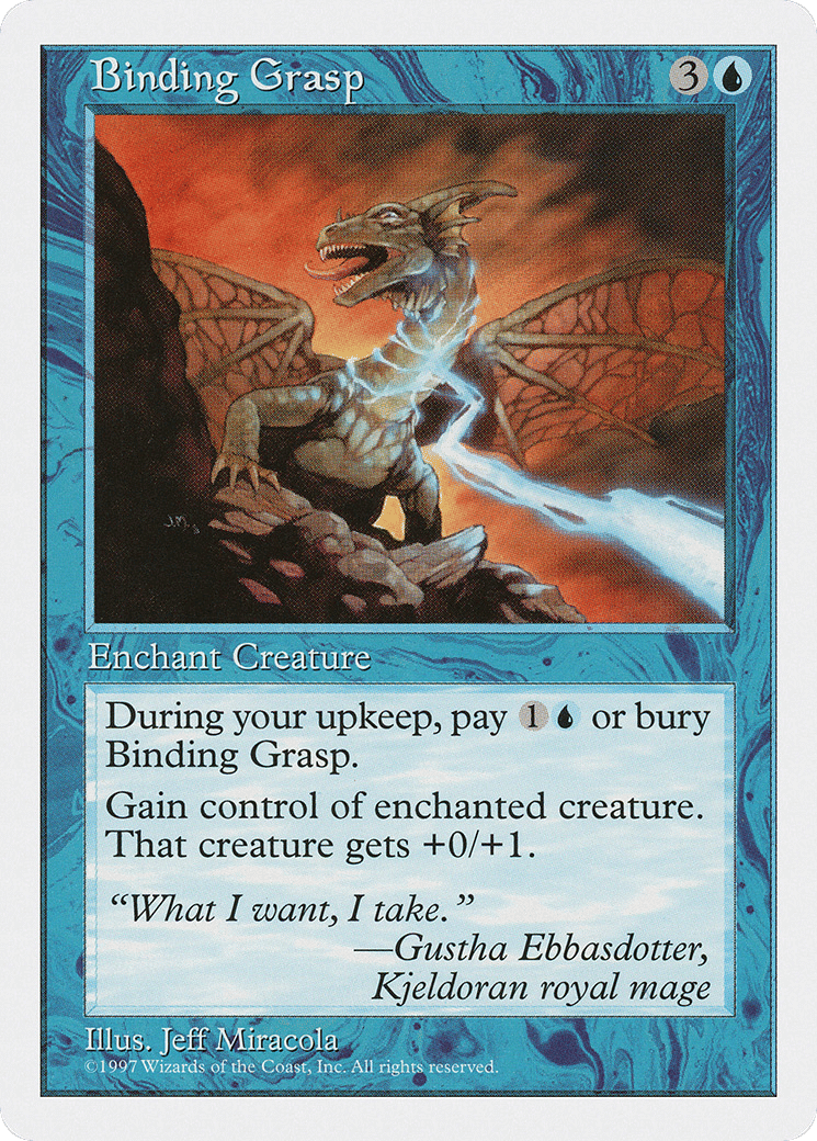 Binding Grasp — Fifth Edition — Magic: The Gathering
