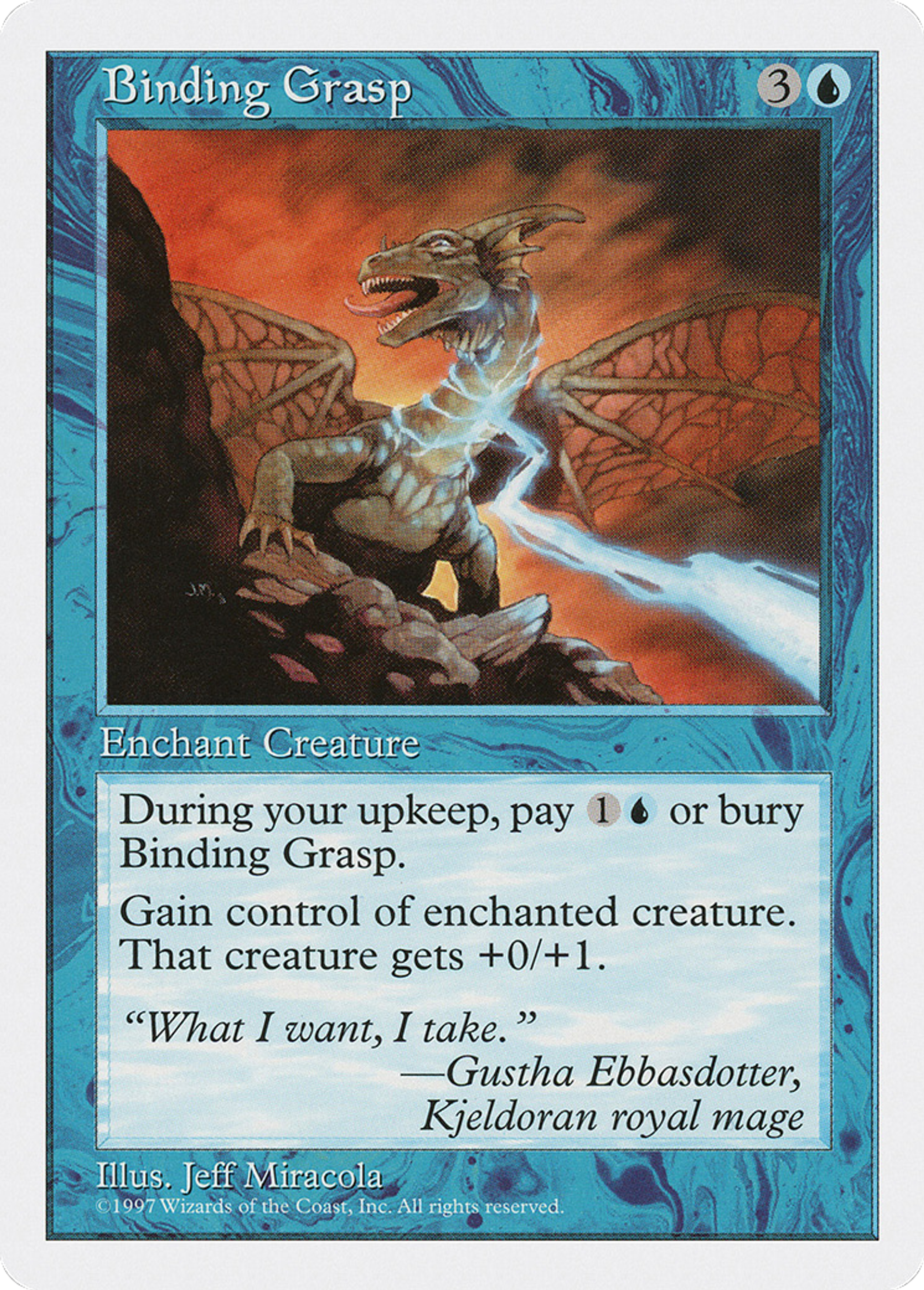 Binding Grasp — Fifth Edition — Magic: The Gathering