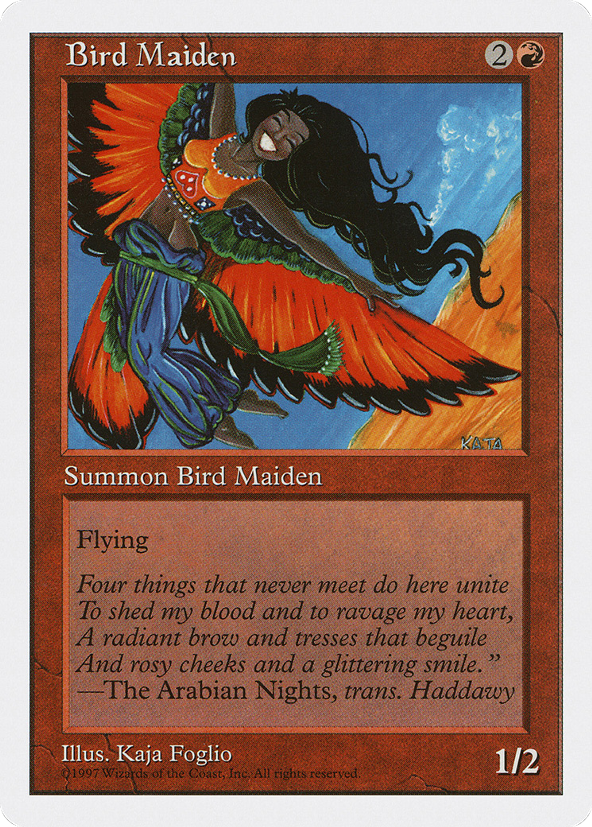 Bird Maiden — Fifth Edition — Magic: The Gathering