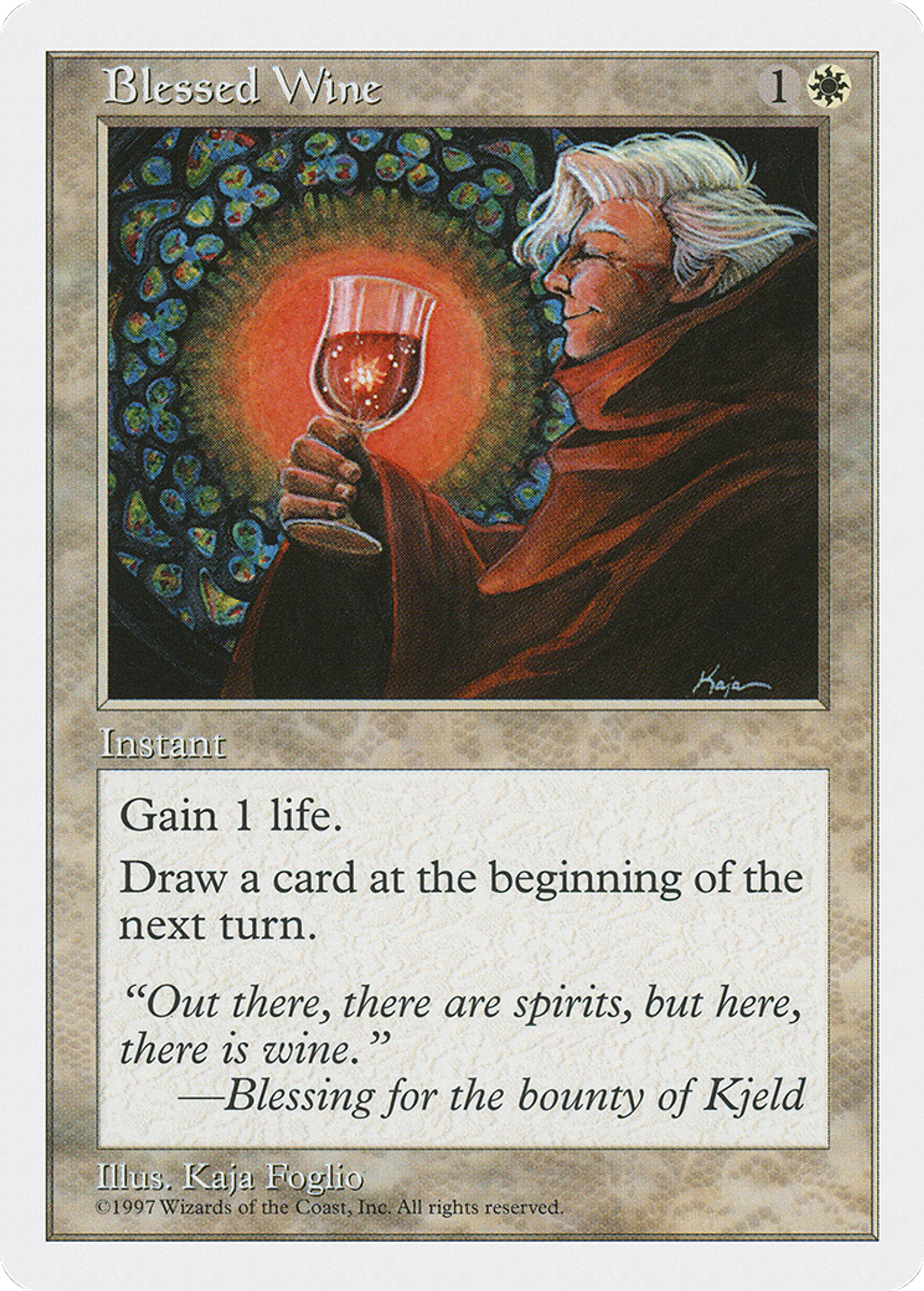 Blessed Wine — Fifth Edition — Magic: The Gathering