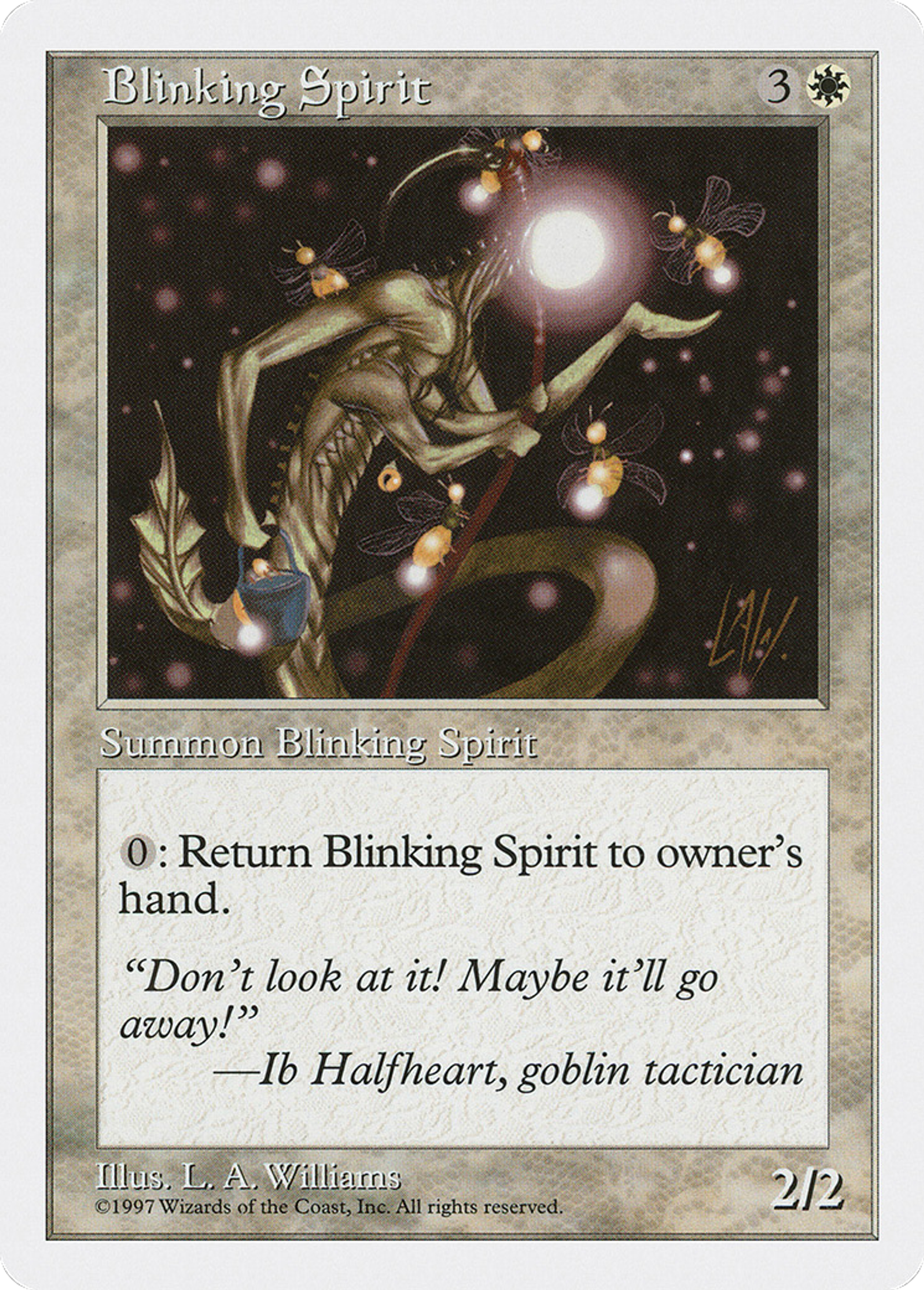 Blinking Spirit — Fifth Edition — Magic: The Gathering