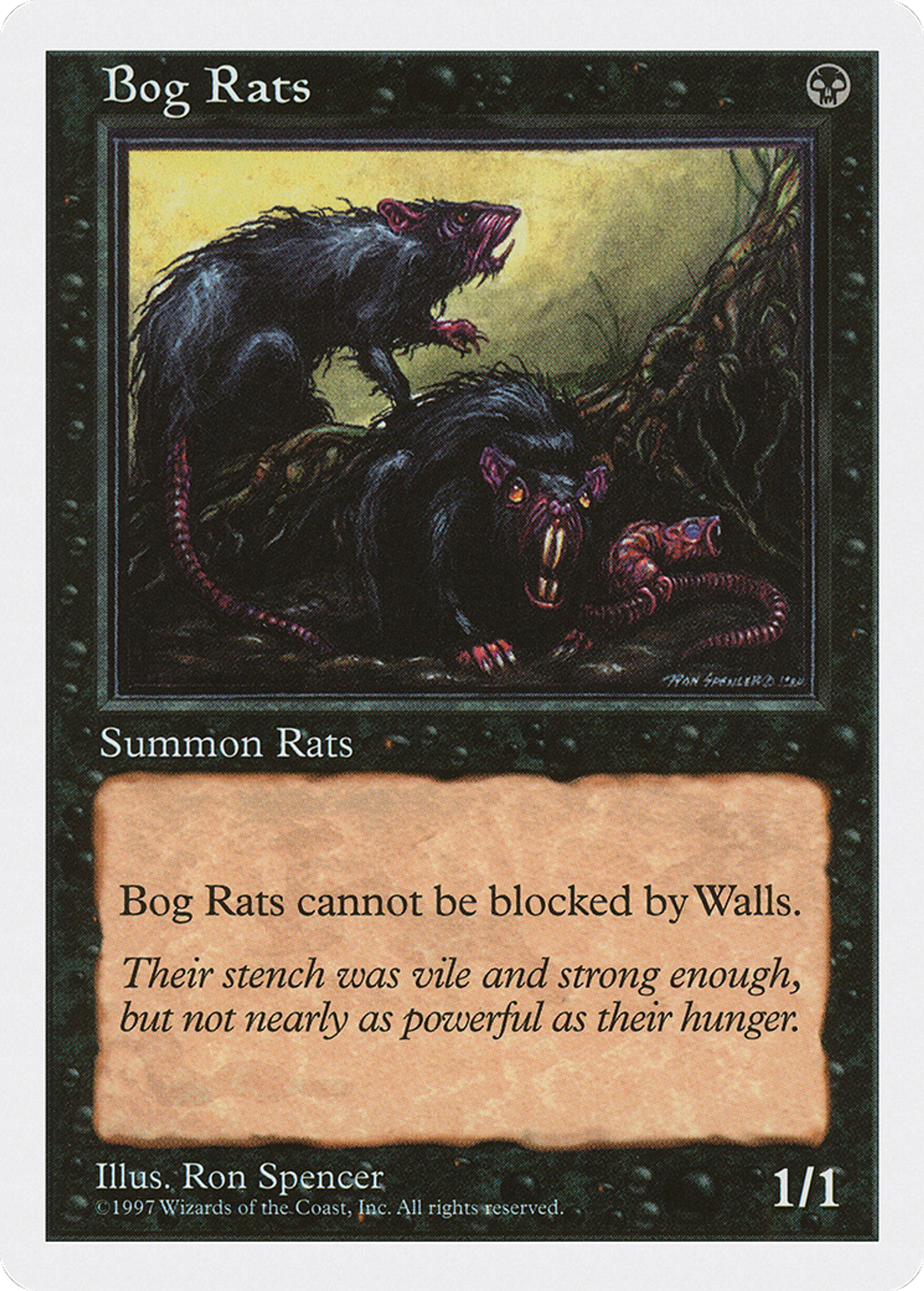Bog Rats — Fifth Edition — Magic: The Gathering