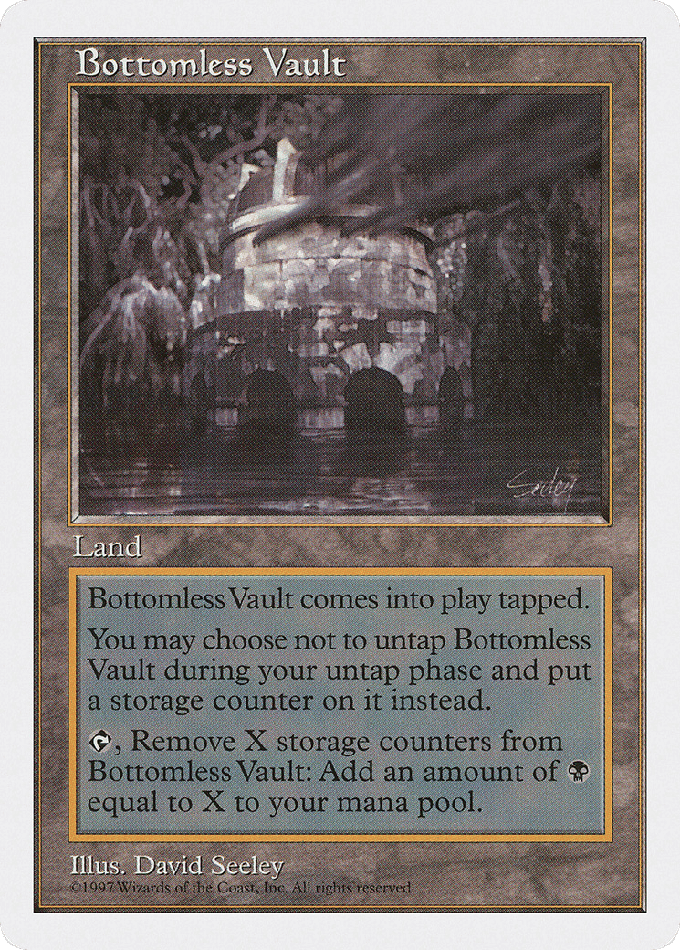 Bottomless Vault — Fifth Edition — Magic: The Gathering