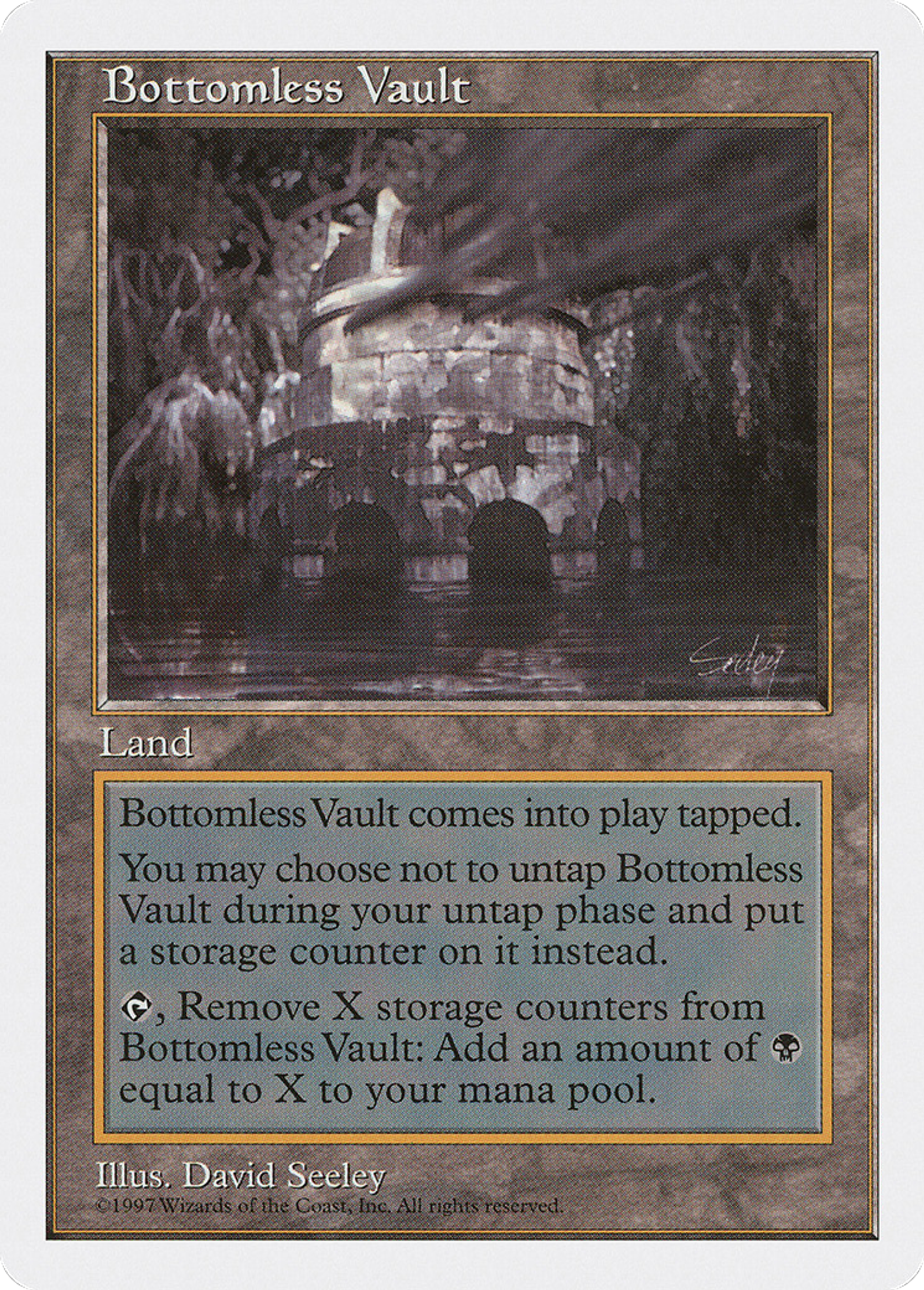 Bottomless Vault — Fifth Edition — Magic: The Gathering