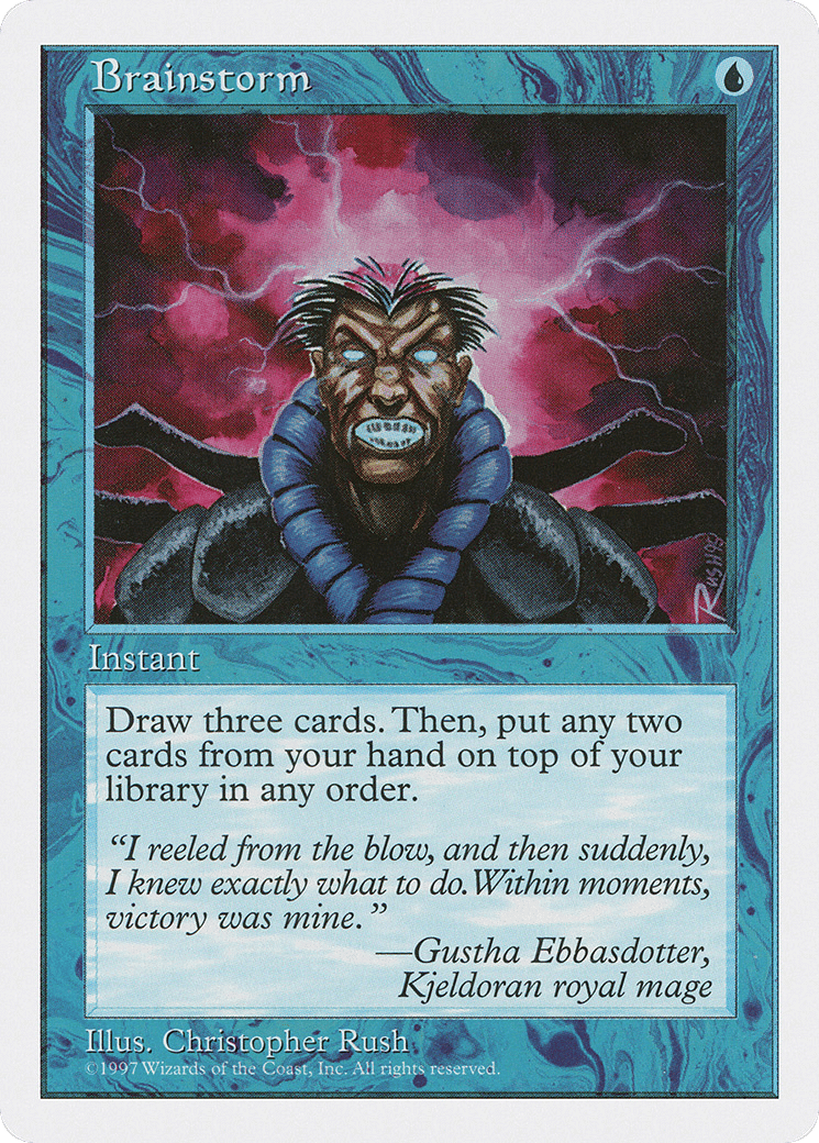 Brainstorm — Fifth Edition — Magic: The Gathering