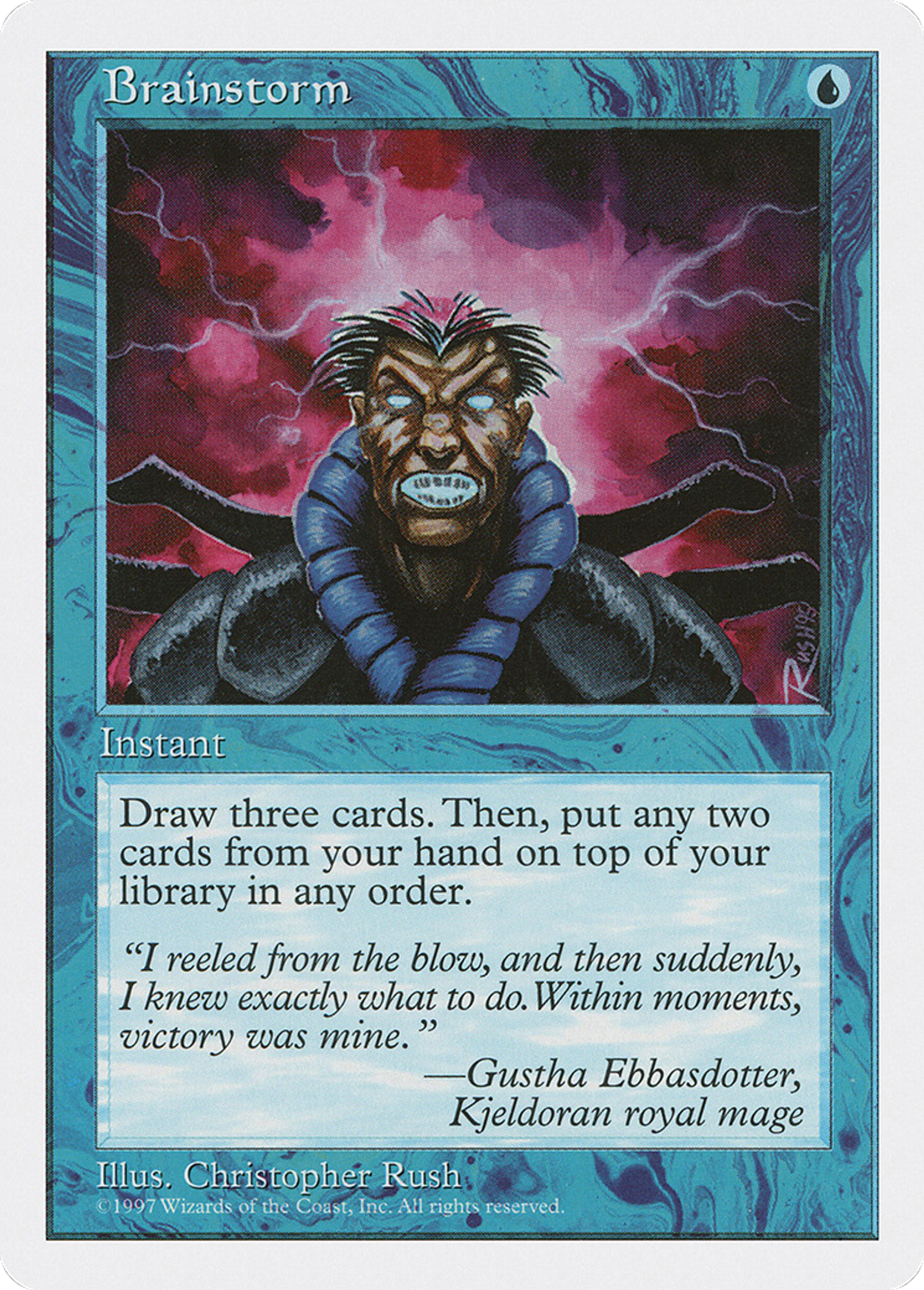Brainstorm — Fifth Edition — Magic: The Gathering