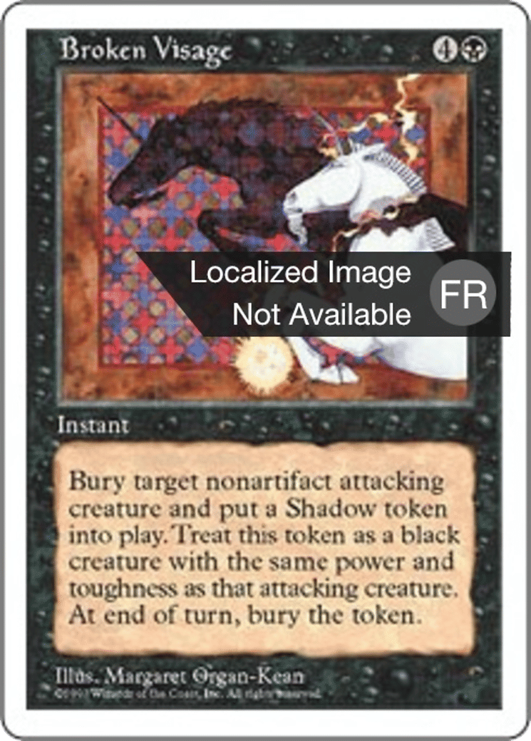 Visage brisé — Fifth Edition — Magic: The Gathering