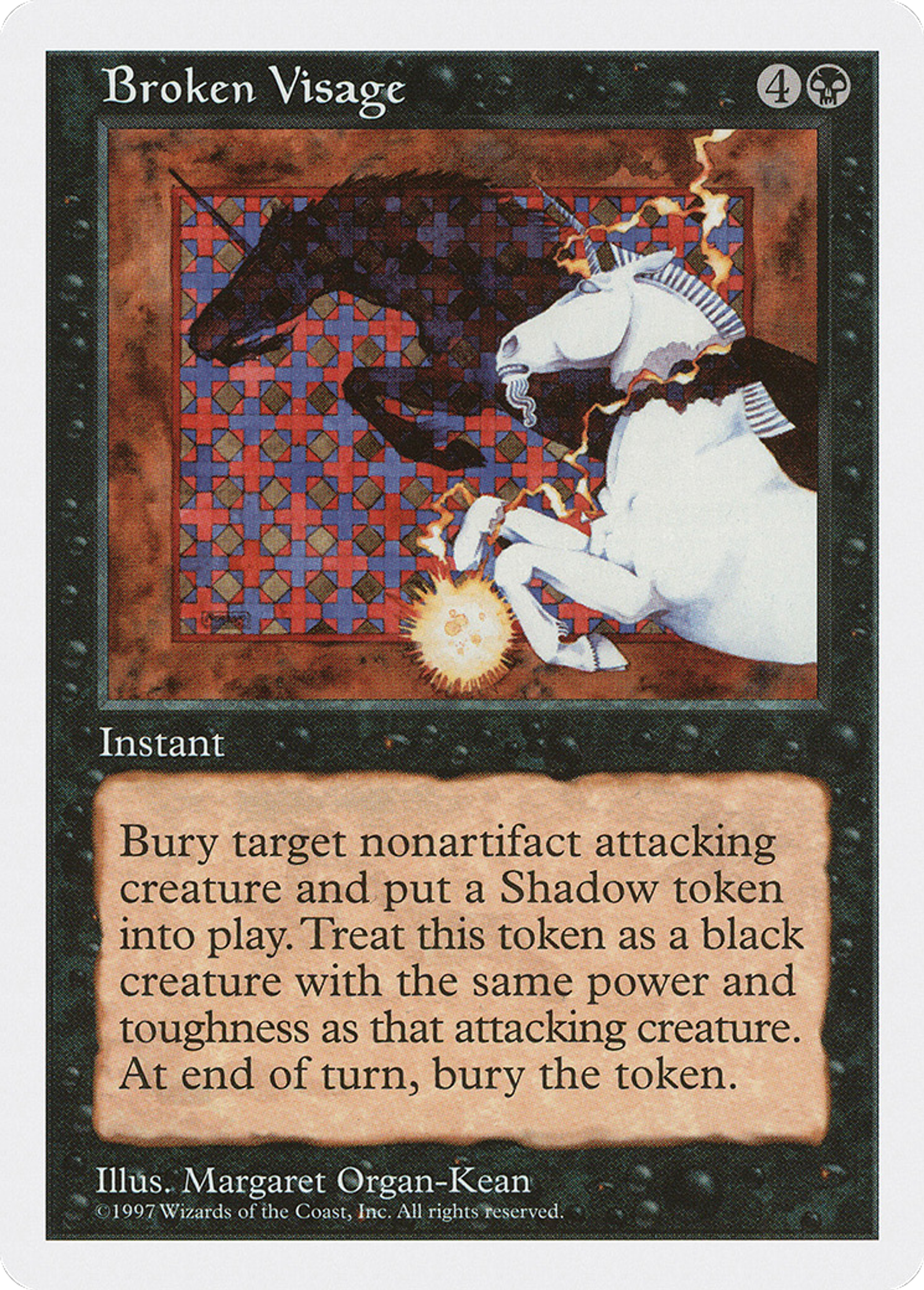 Broken Visage — Fifth Edition — Magic: The Gathering