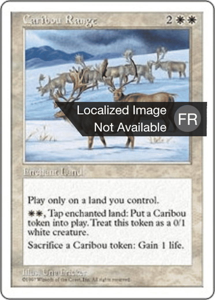 Contrée des caribous — Fifth Edition — Magic: The Gathering
