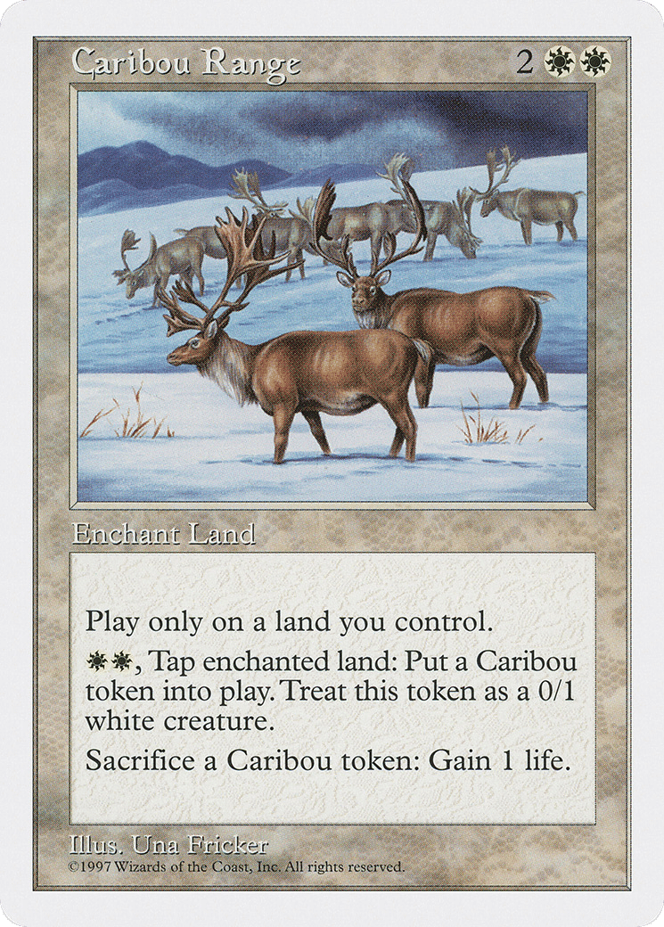 Caribou Range — Fifth Edition — Magic: The Gathering