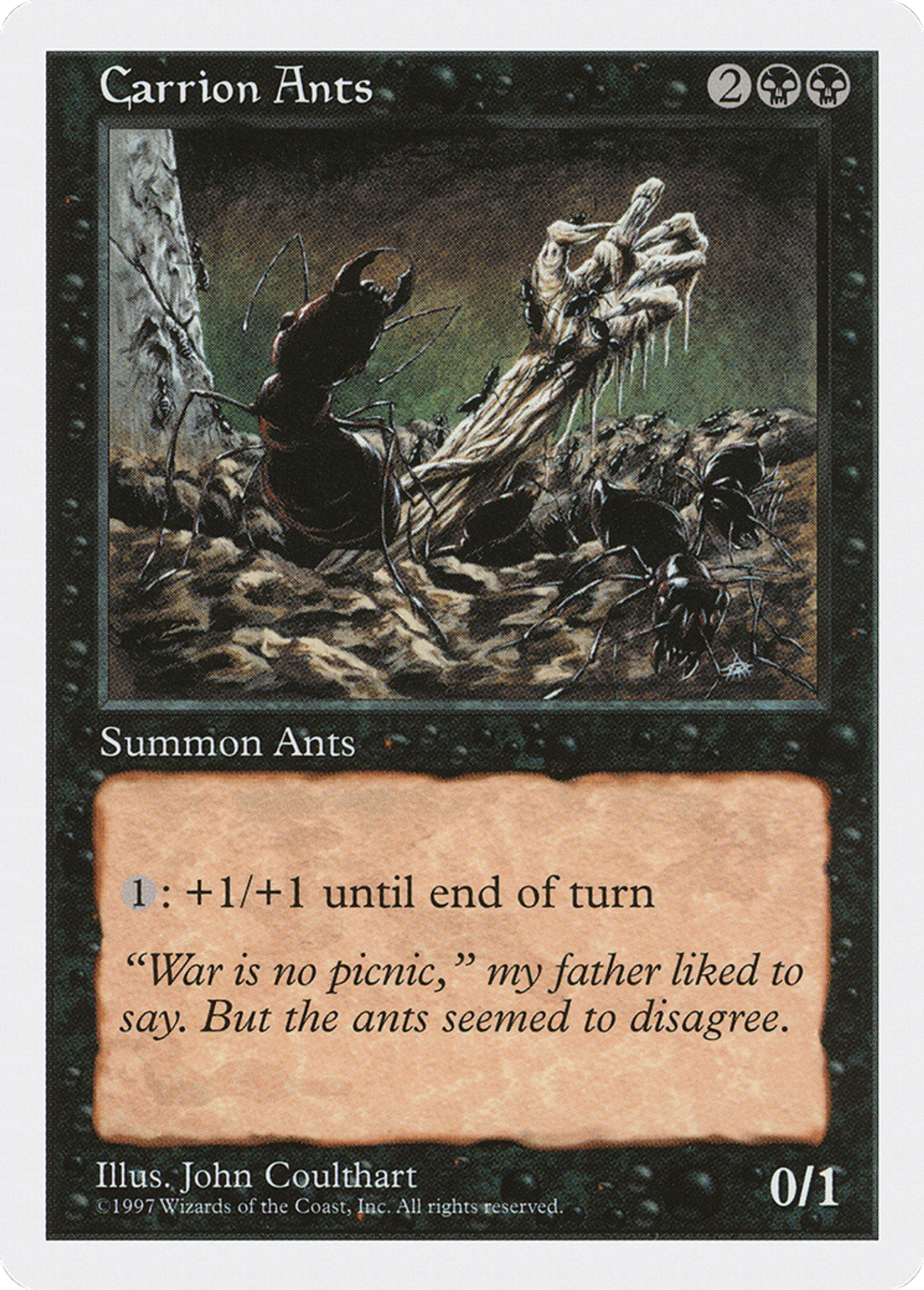 Carrion Ants — Fifth Edition — Magic: The Gathering