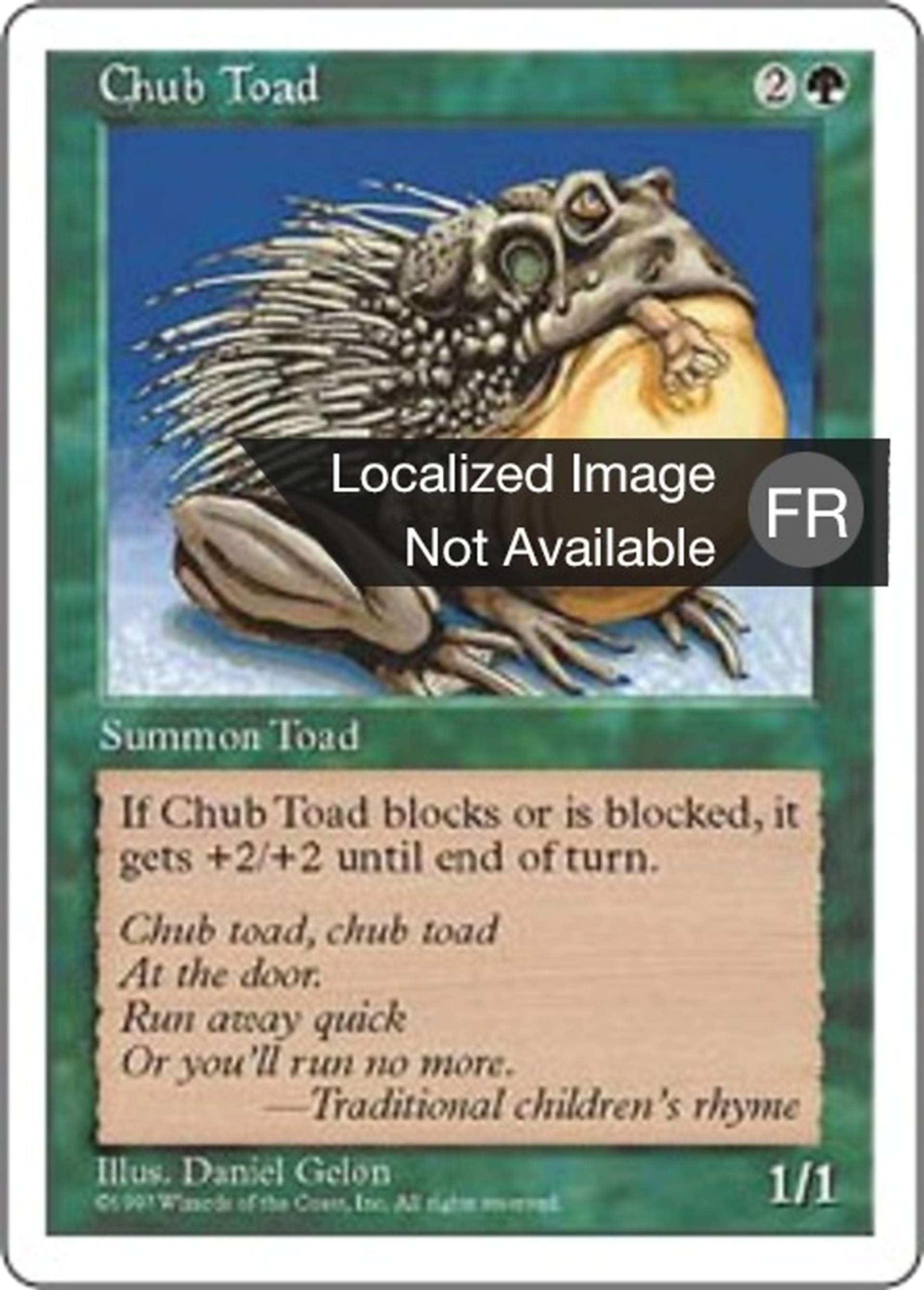 Crapaud butor — Fifth Edition — Magic: The Gathering
