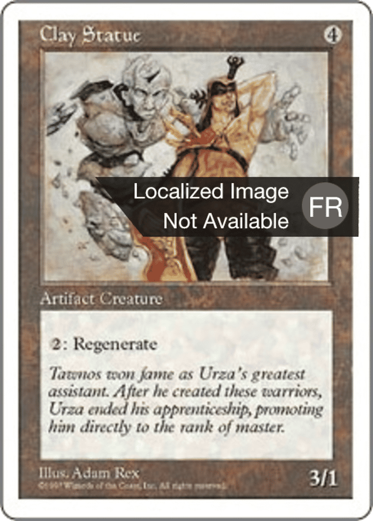 Statue d'argile — Fifth Edition — Magic: The Gathering