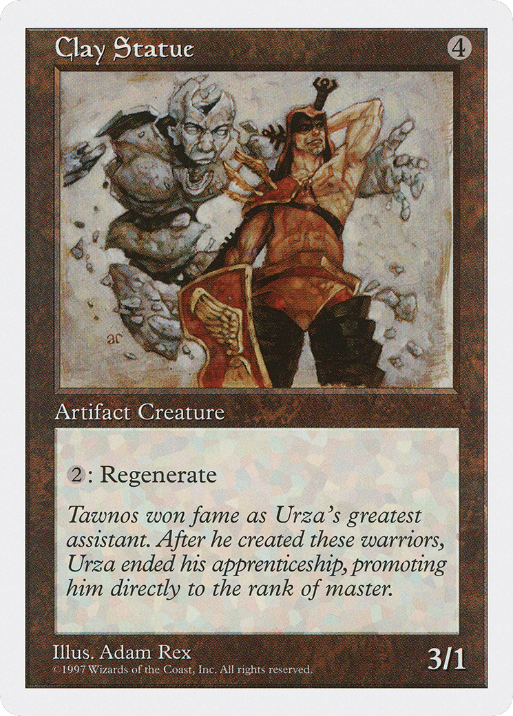 Clay Statue — Fifth Edition — Magic: The Gathering