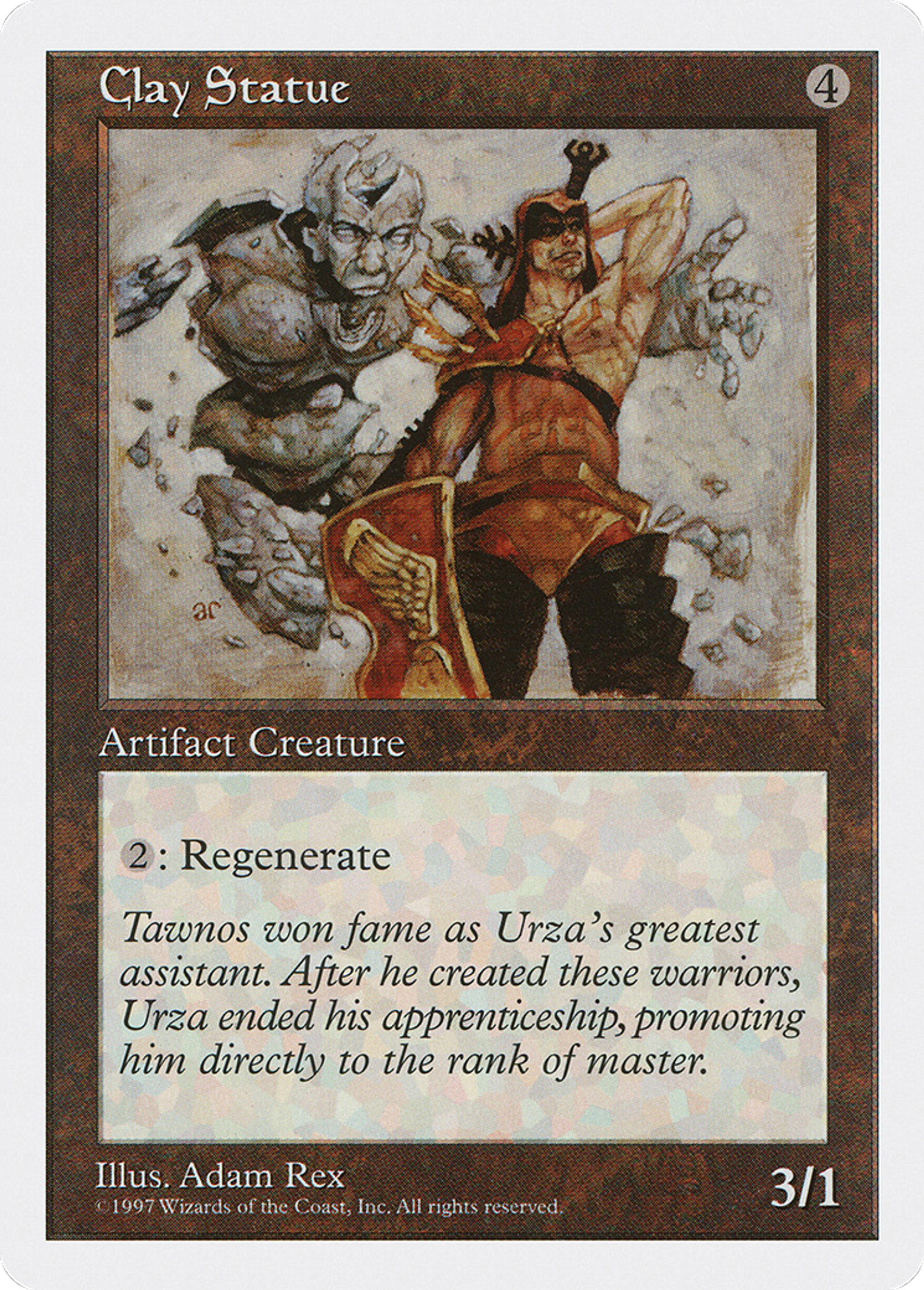 Clay Statue — Fifth Edition — Magic: The Gathering