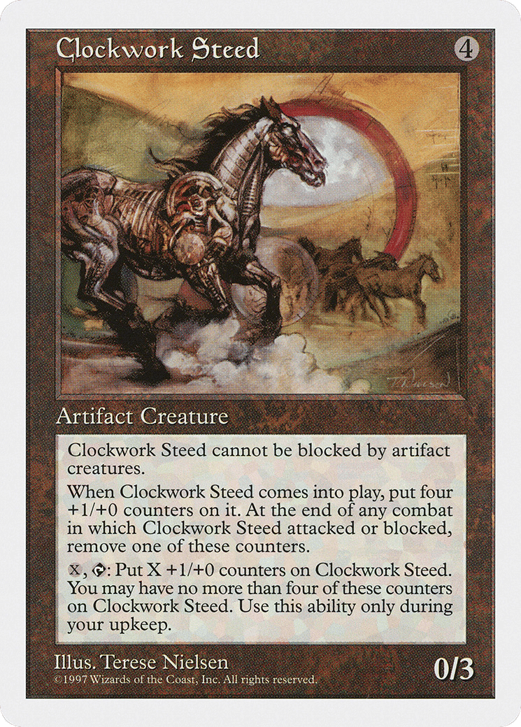 Clockwork Steed — Fifth Edition — Magic: The Gathering