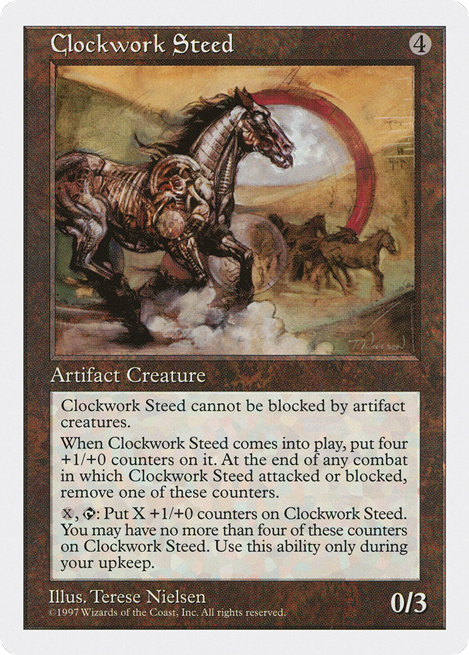 Clockwork Steed — Fifth Edition — Magic: The Gathering