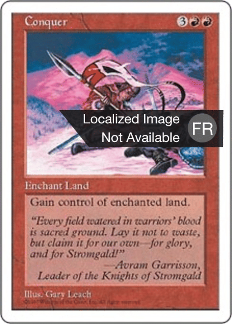 Conquête — Fifth Edition — Magic: The Gathering