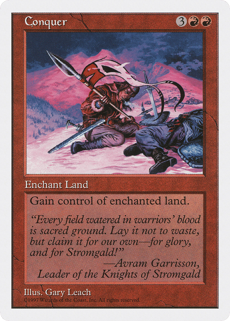Conquer — Fifth Edition — Magic: The Gathering