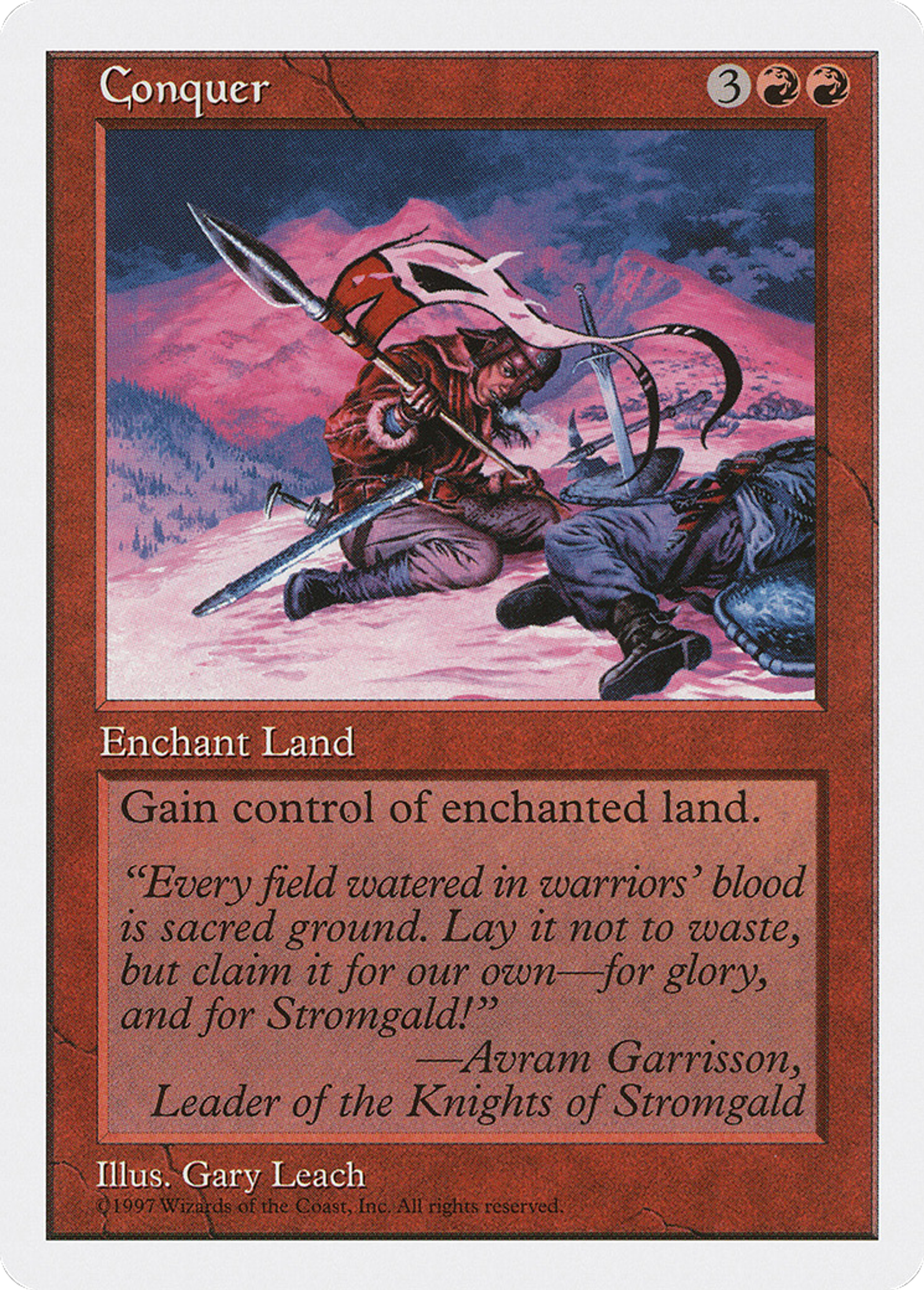 Conquer — Fifth Edition — Magic: The Gathering