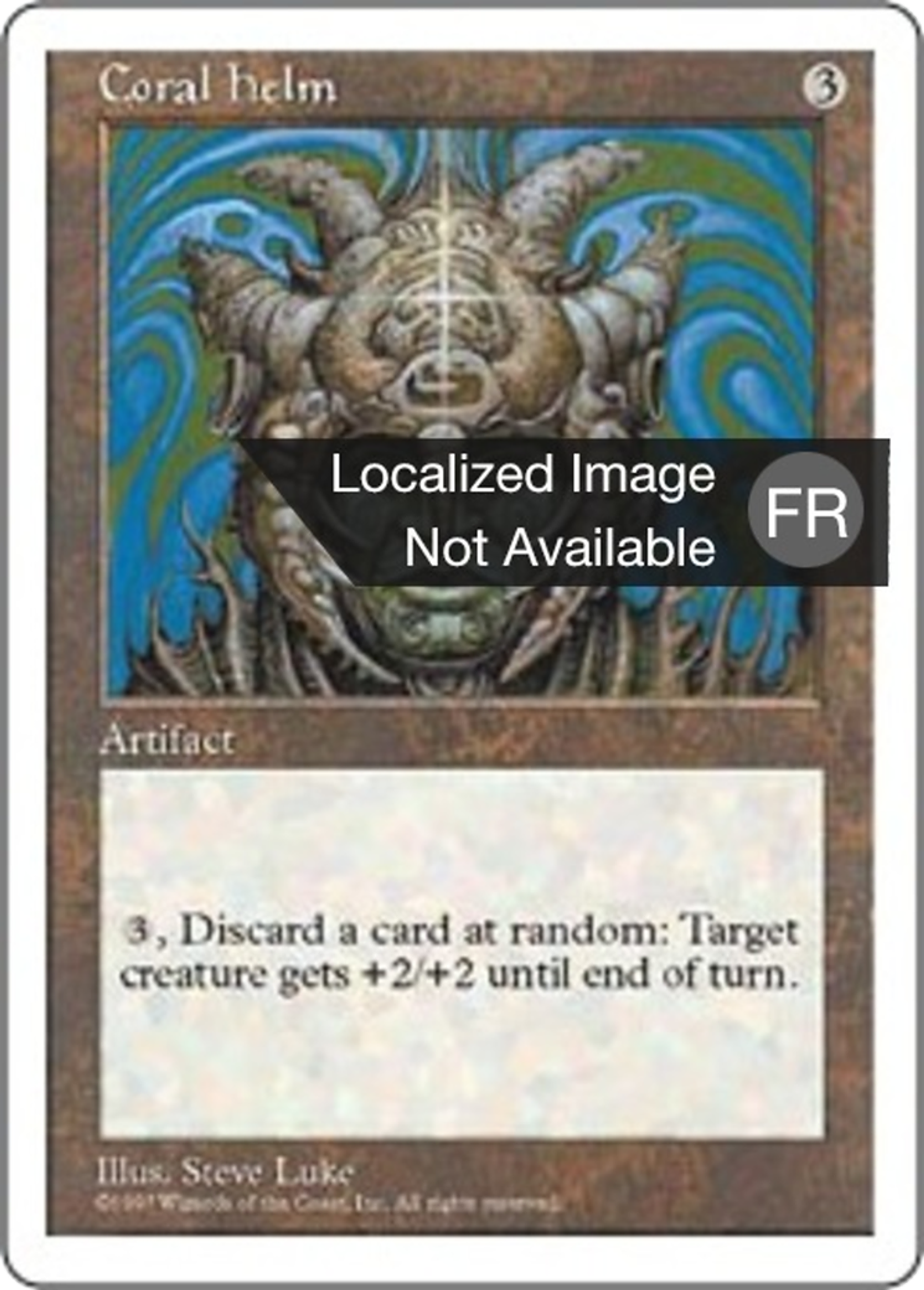 Heaume de corail — Fifth Edition — Magic: The Gathering