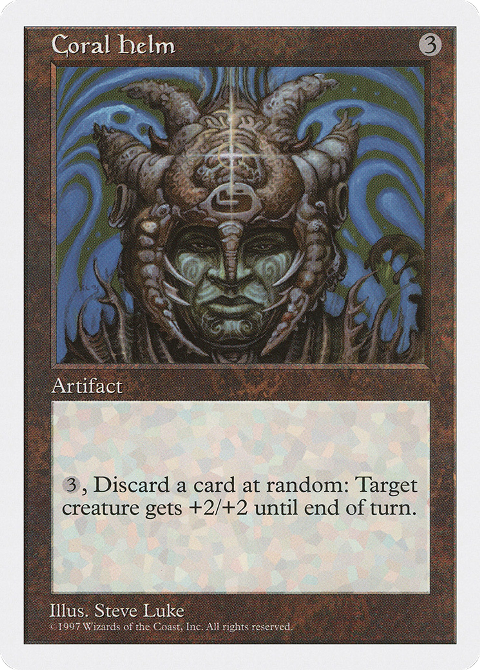 Coral Helm — Fifth Edition — Magic: The Gathering