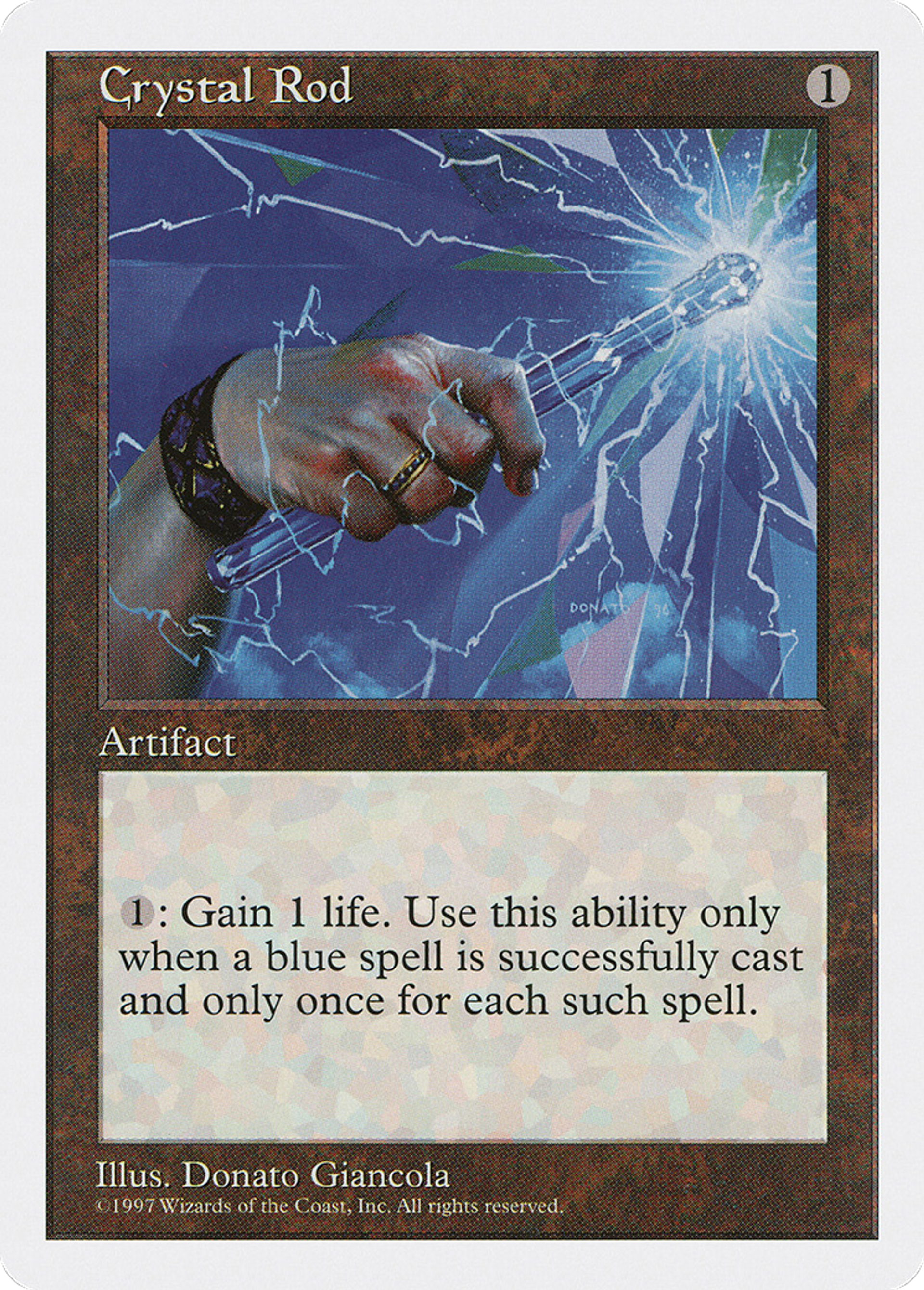 Crystal Rod — Fifth Edition — Magic: The Gathering