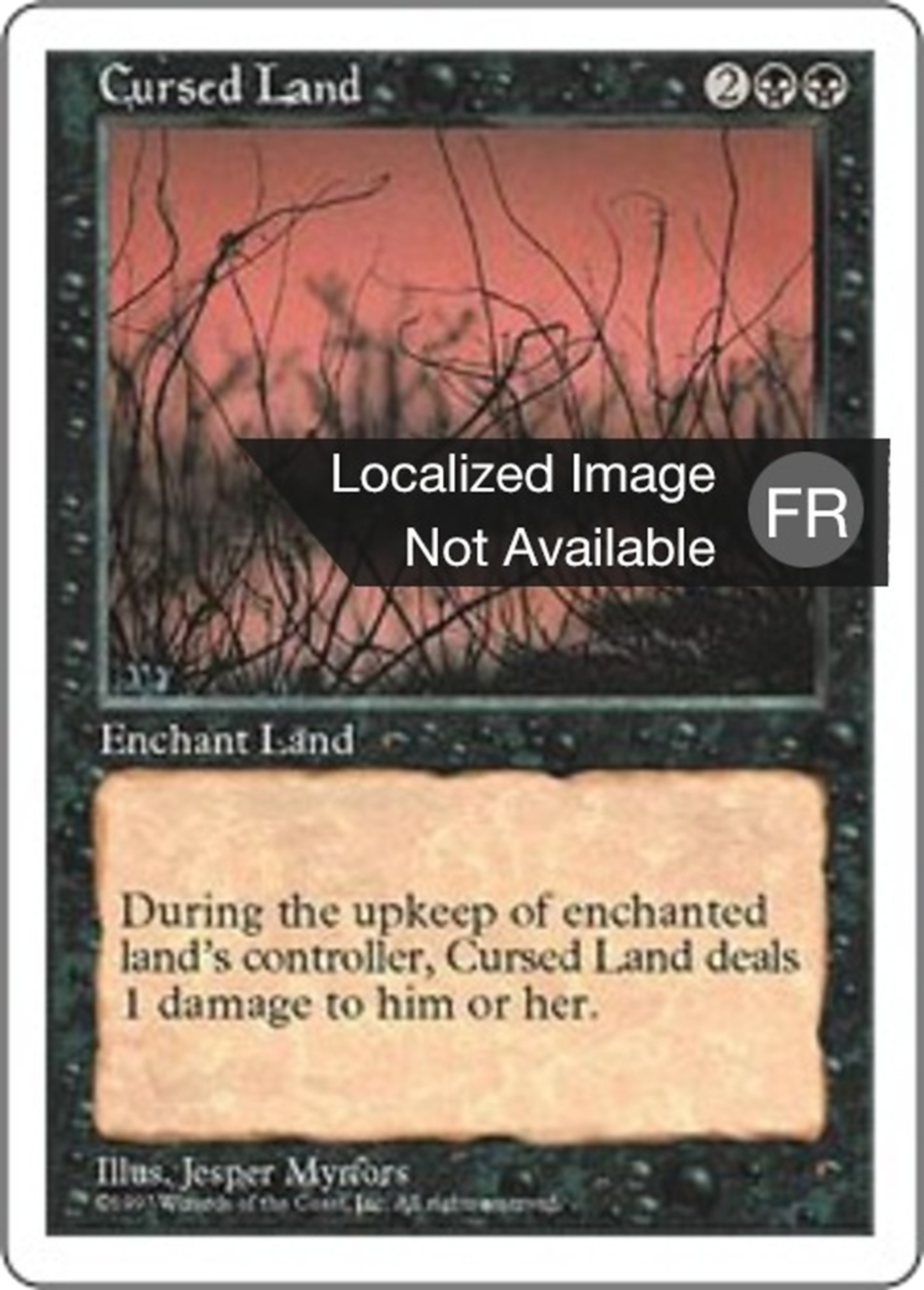 Terrain maudit — Fifth Edition — Magic: The Gathering