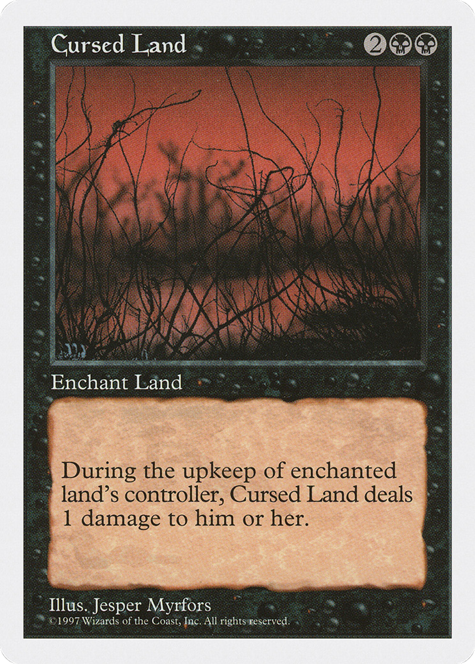 Cursed Land — Fifth Edition — Magic: The Gathering