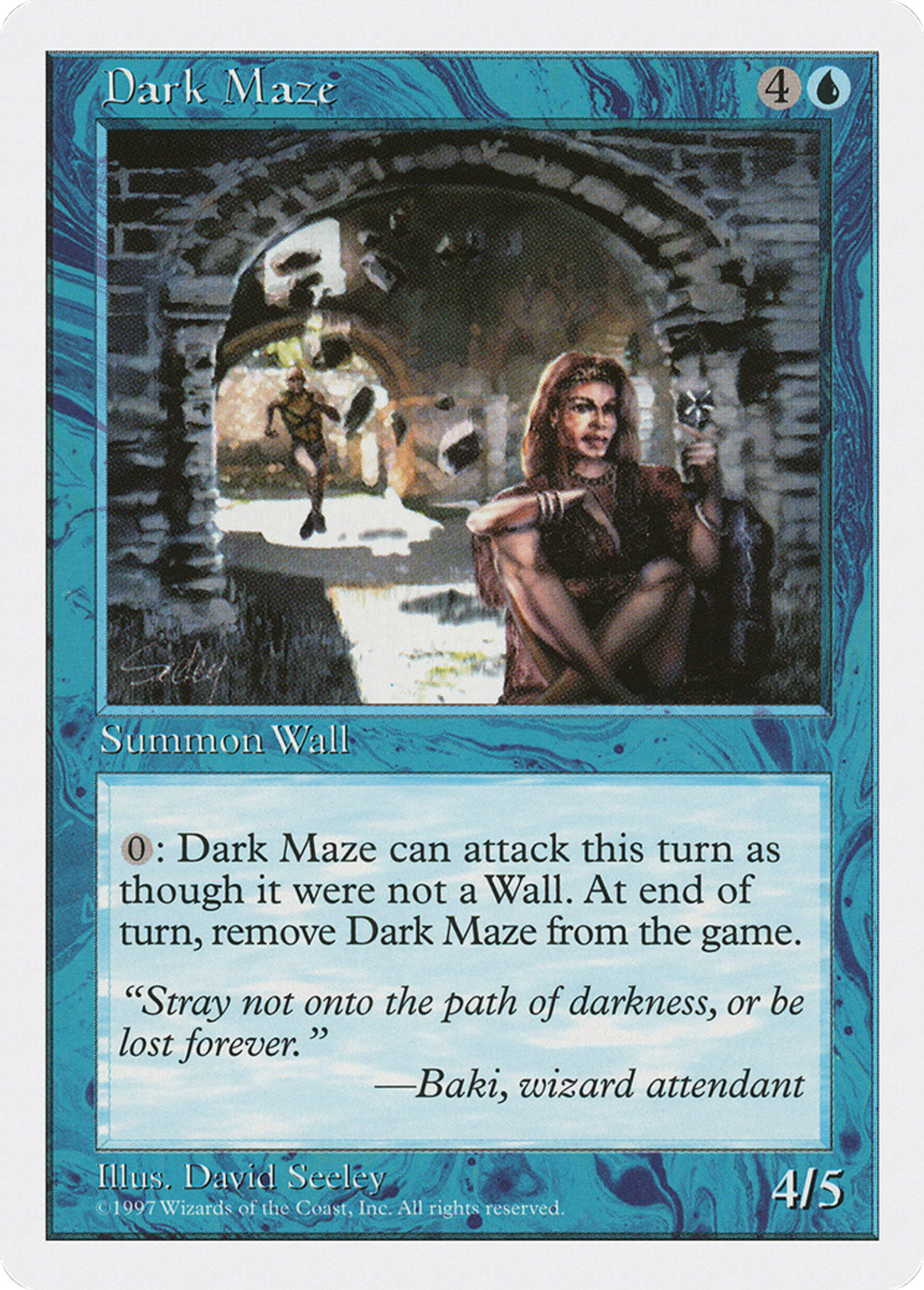 Dark Maze — Fifth Edition — Magic: The Gathering