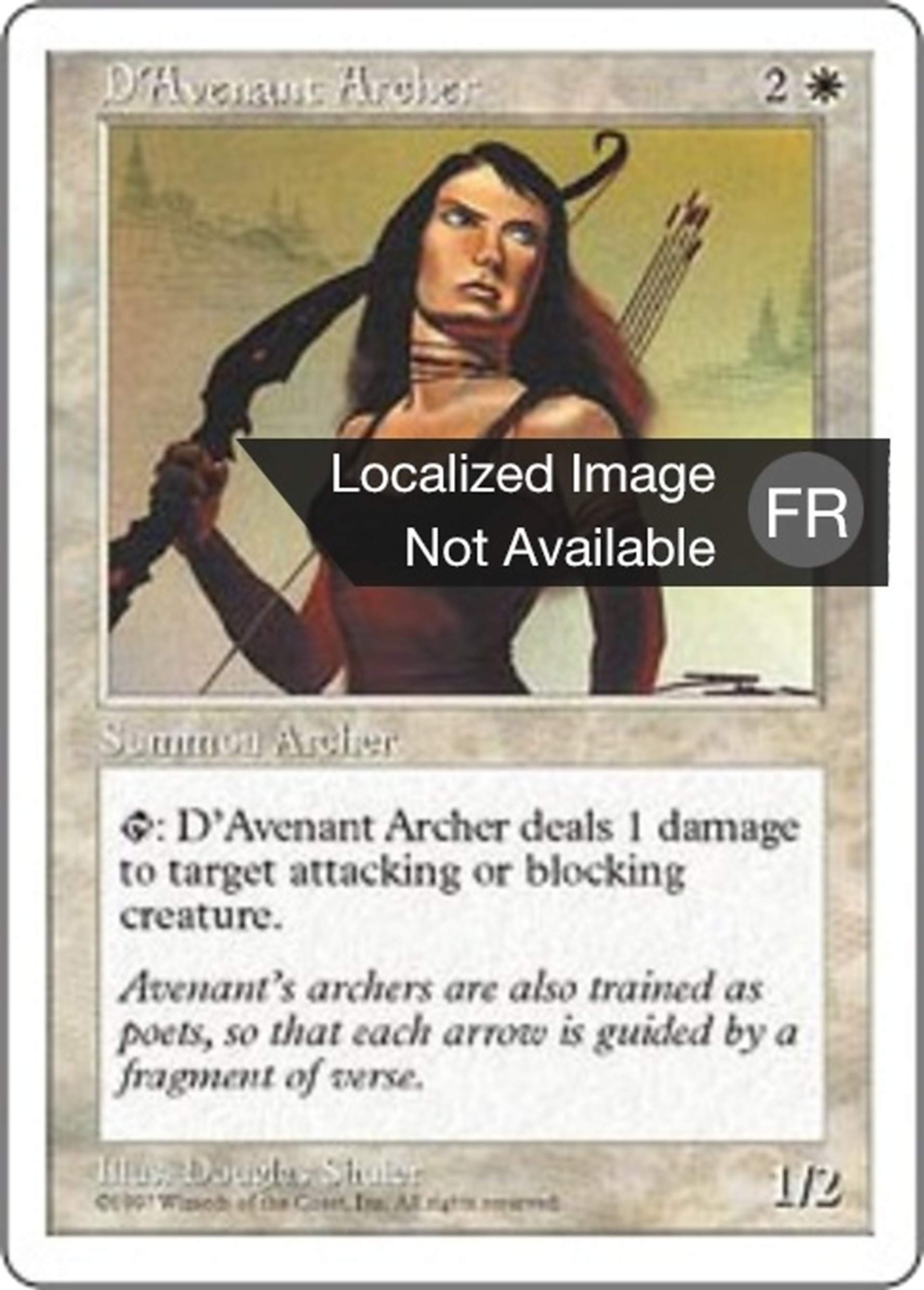 Archère d'Avenant — Fifth Edition — Magic: The Gathering