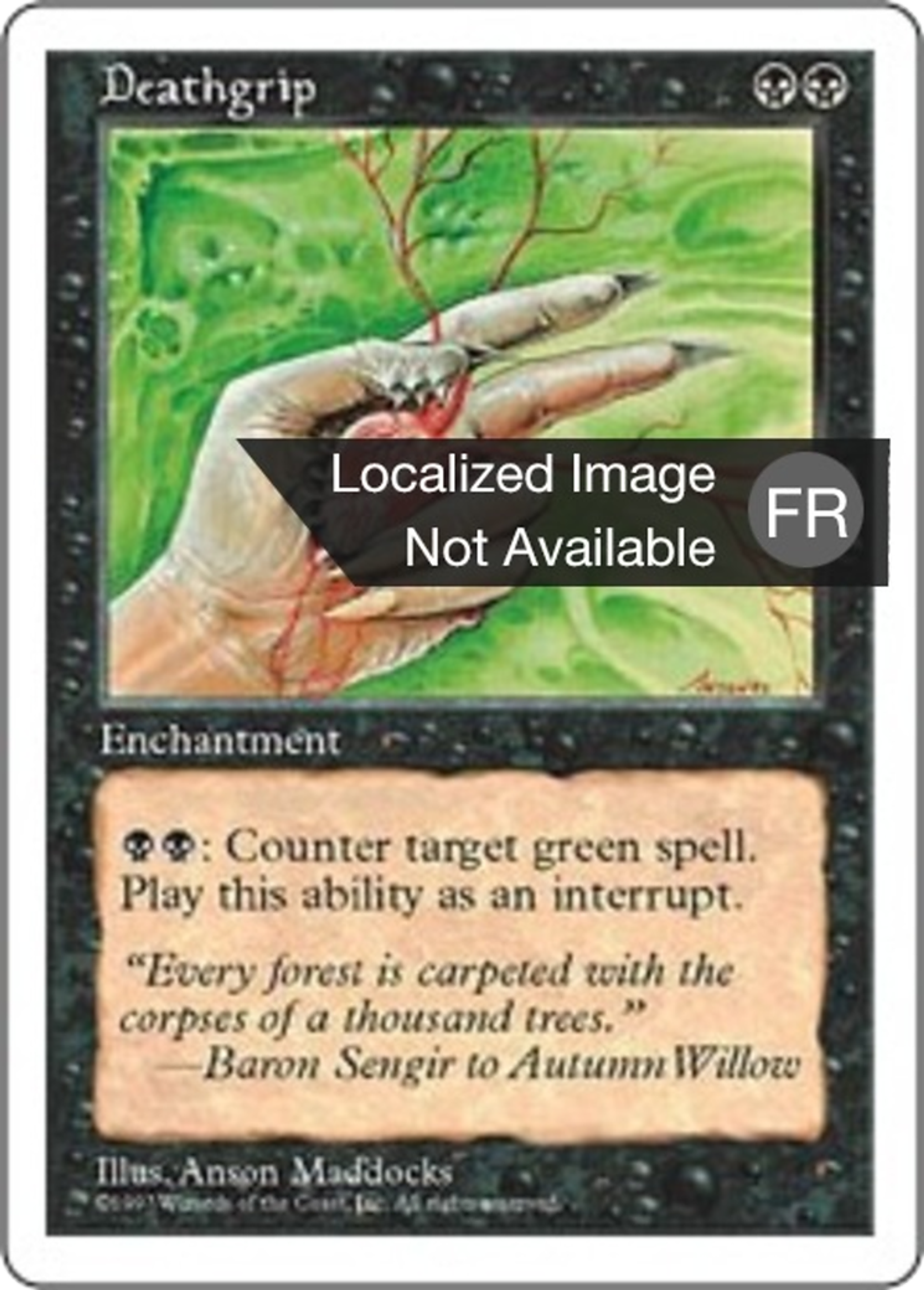 Poigne de mort — Fifth Edition — Magic: The Gathering