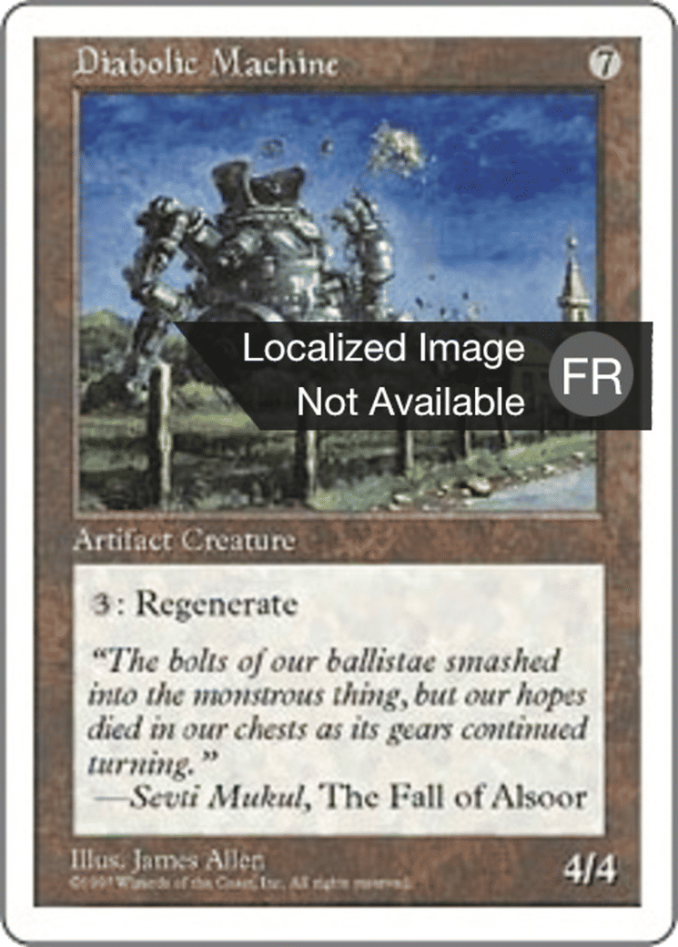 Machine diabolique — Fifth Edition — Magic: The Gathering