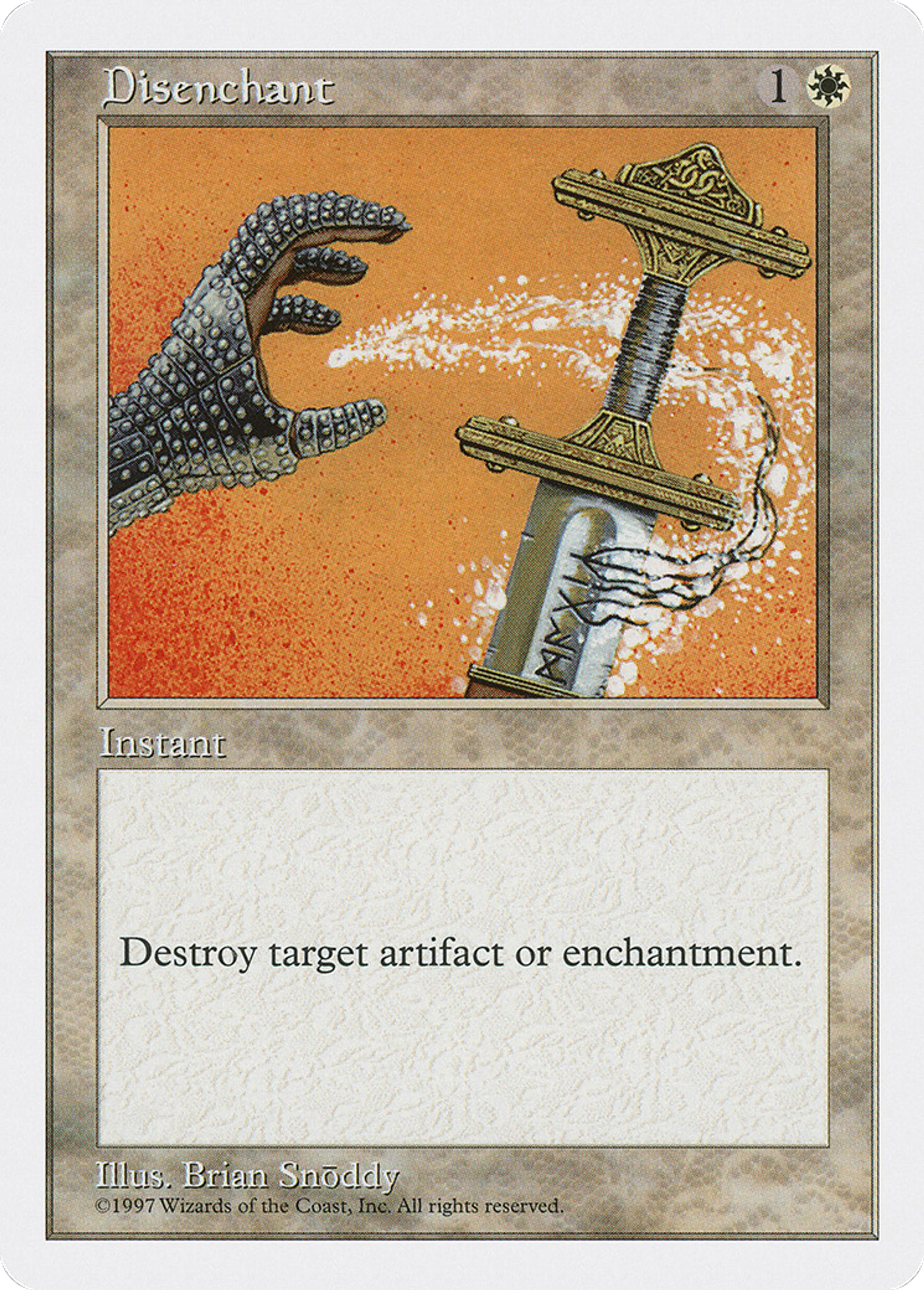 Disenchant — Fifth Edition — Magic: The Gathering